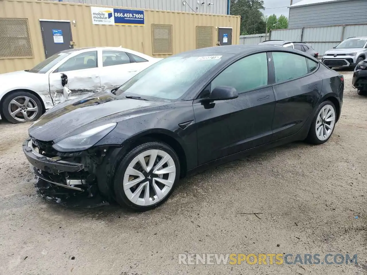 1 fotografías del automóvil dañado 5YJ3E1EA0NF372095 TESLA MODEL 3 2022