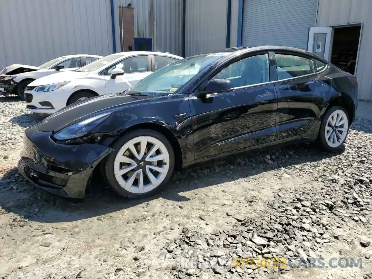 1 fotografías del automóvil dañado 5YJ3E1EA0NF372436 TESLA MODEL 3 2022