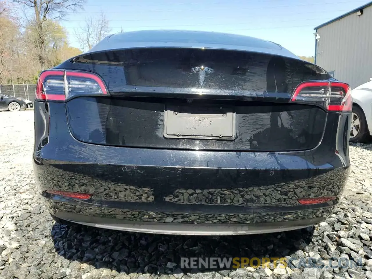 6 fotografías del automóvil dañado 5YJ3E1EA0NF372436 TESLA MODEL 3 2022