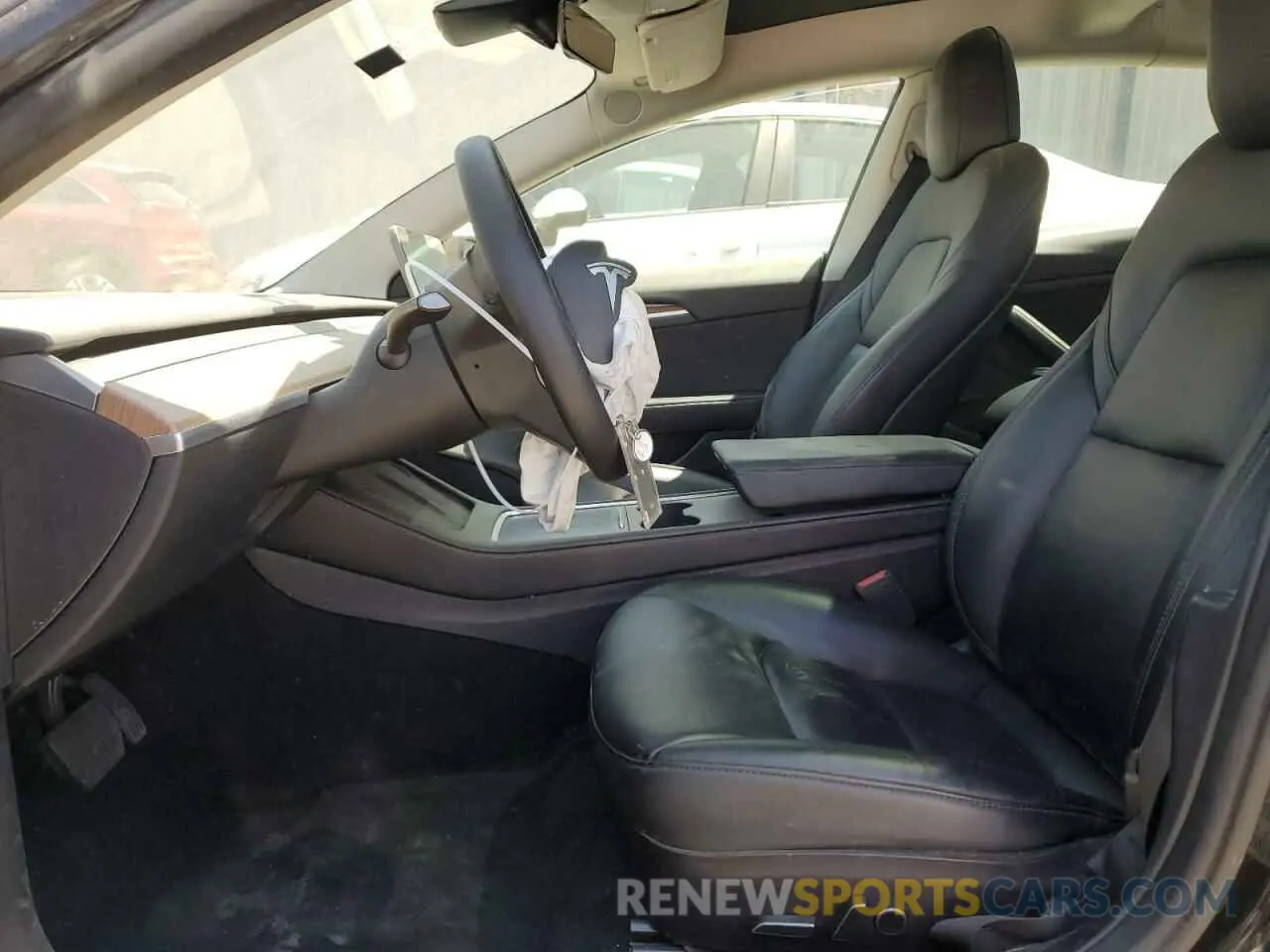7 fotografías del automóvil dañado 5YJ3E1EA0NF372436 TESLA MODEL 3 2022
