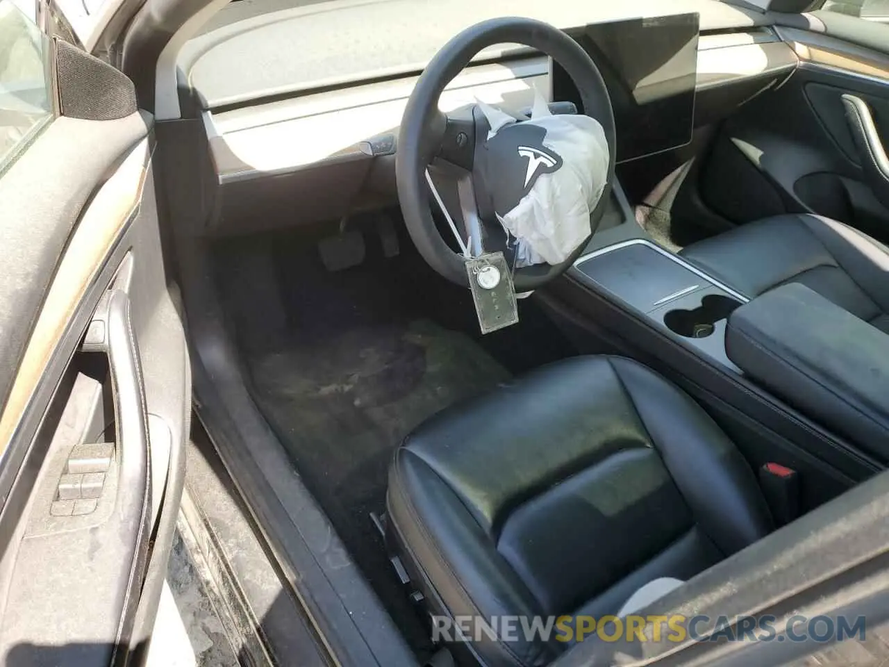 8 fotografías del automóvil dañado 5YJ3E1EA0NF372436 TESLA MODEL 3 2022