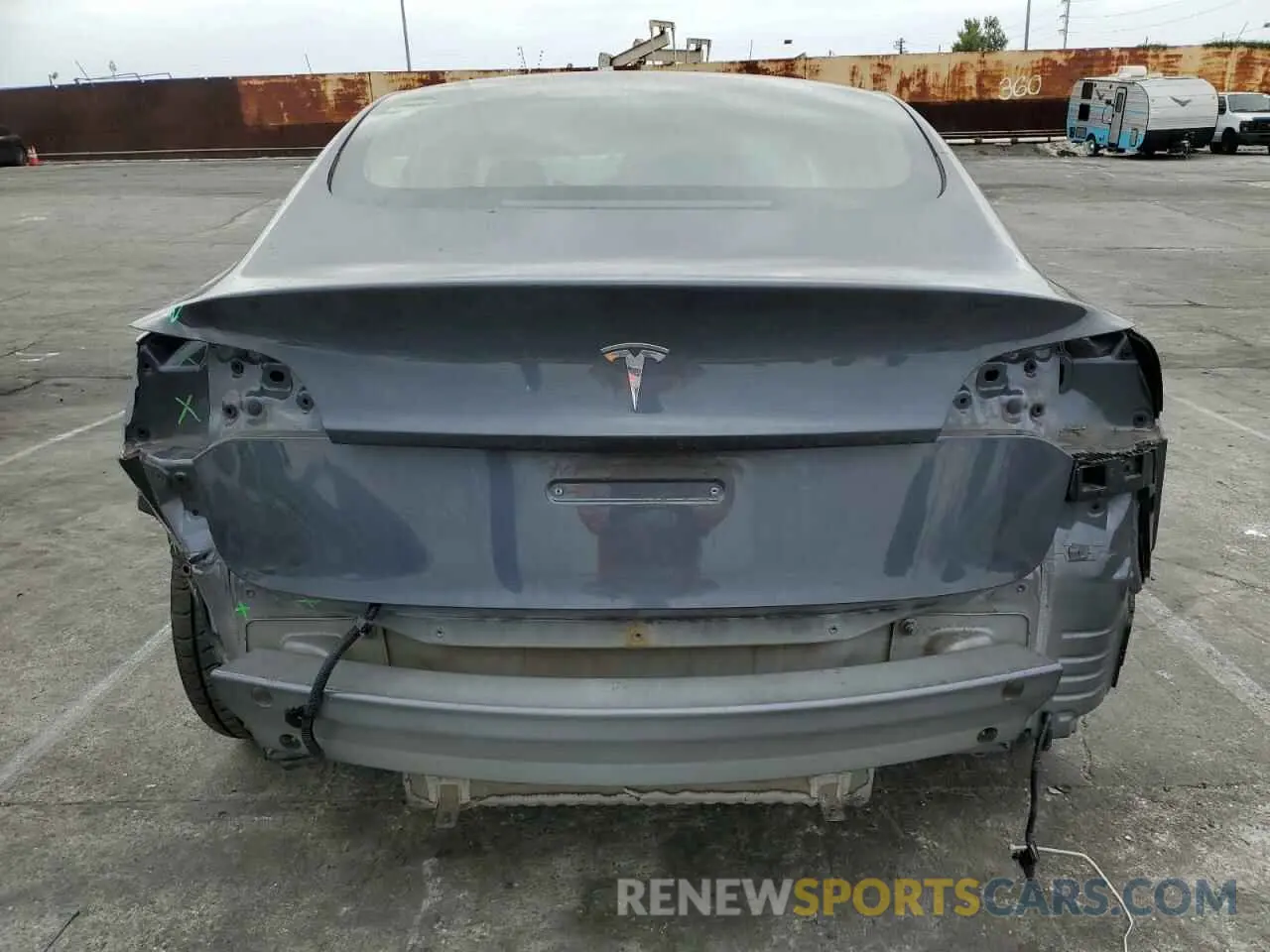 6 fotografías del automóvil dañado 5YJ3E1EA0NF375126 TESLA MODEL 3 2022