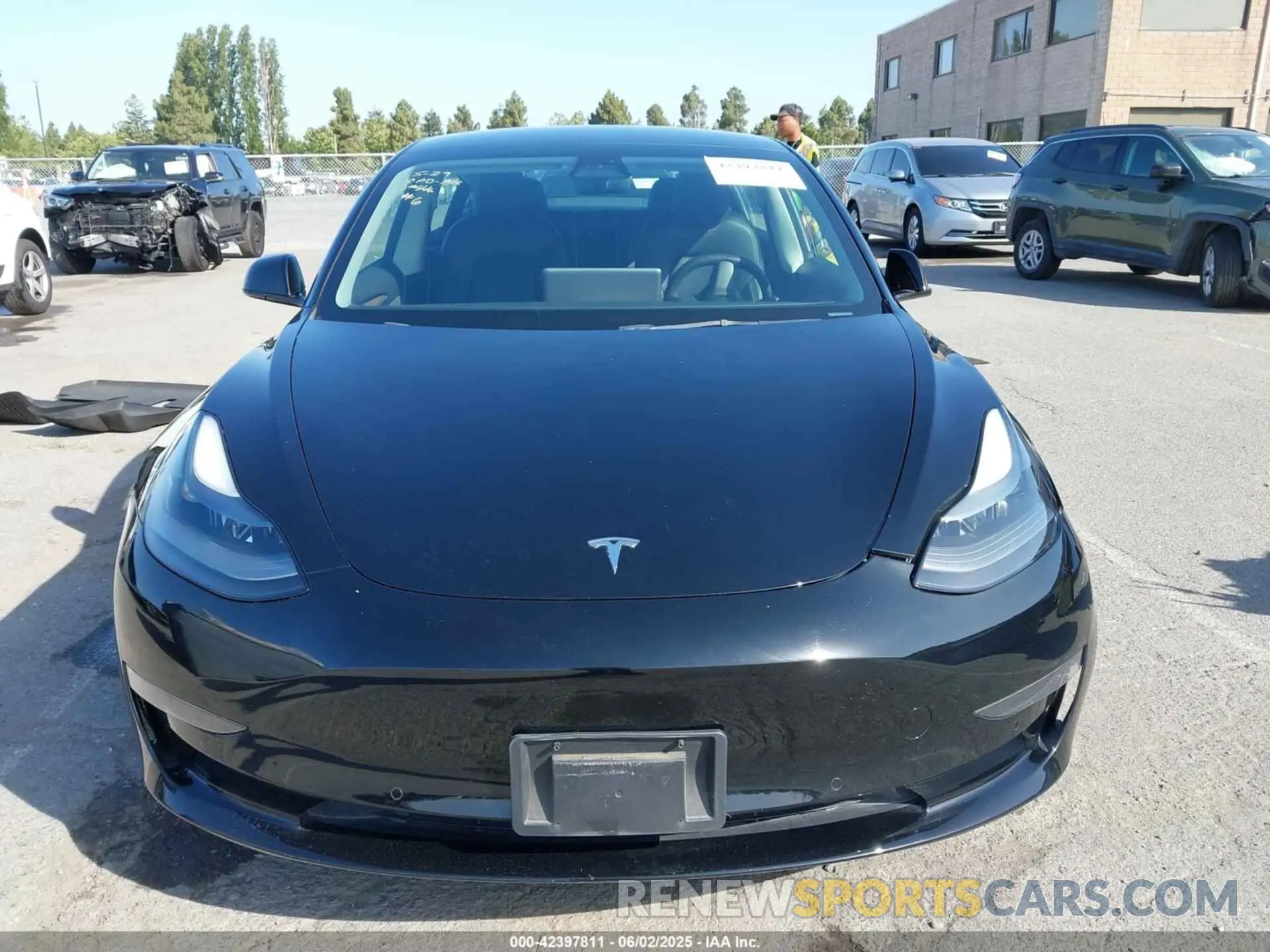 12 fotografías del automóvil dañado 5YJ3E1EA1NF103460 TESLA MODEL 3 2022