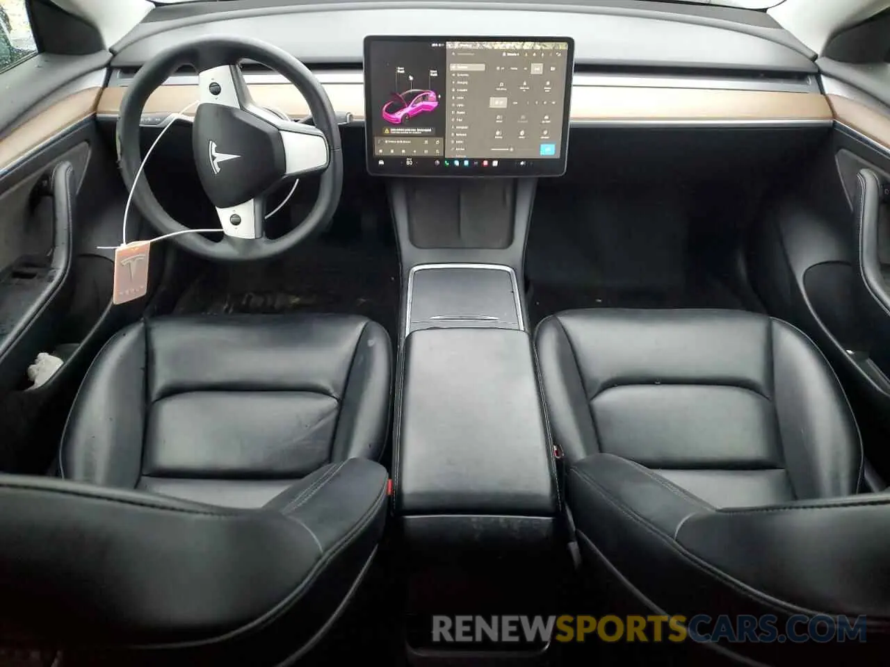 8 fotografías del automóvil dañado 5YJ3E1EA1NF106469 TESLA MODEL 3 2022