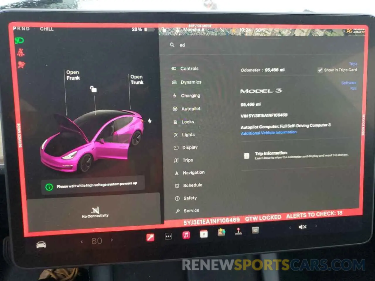 9 fotografías del automóvil dañado 5YJ3E1EA1NF106469 TESLA MODEL 3 2022