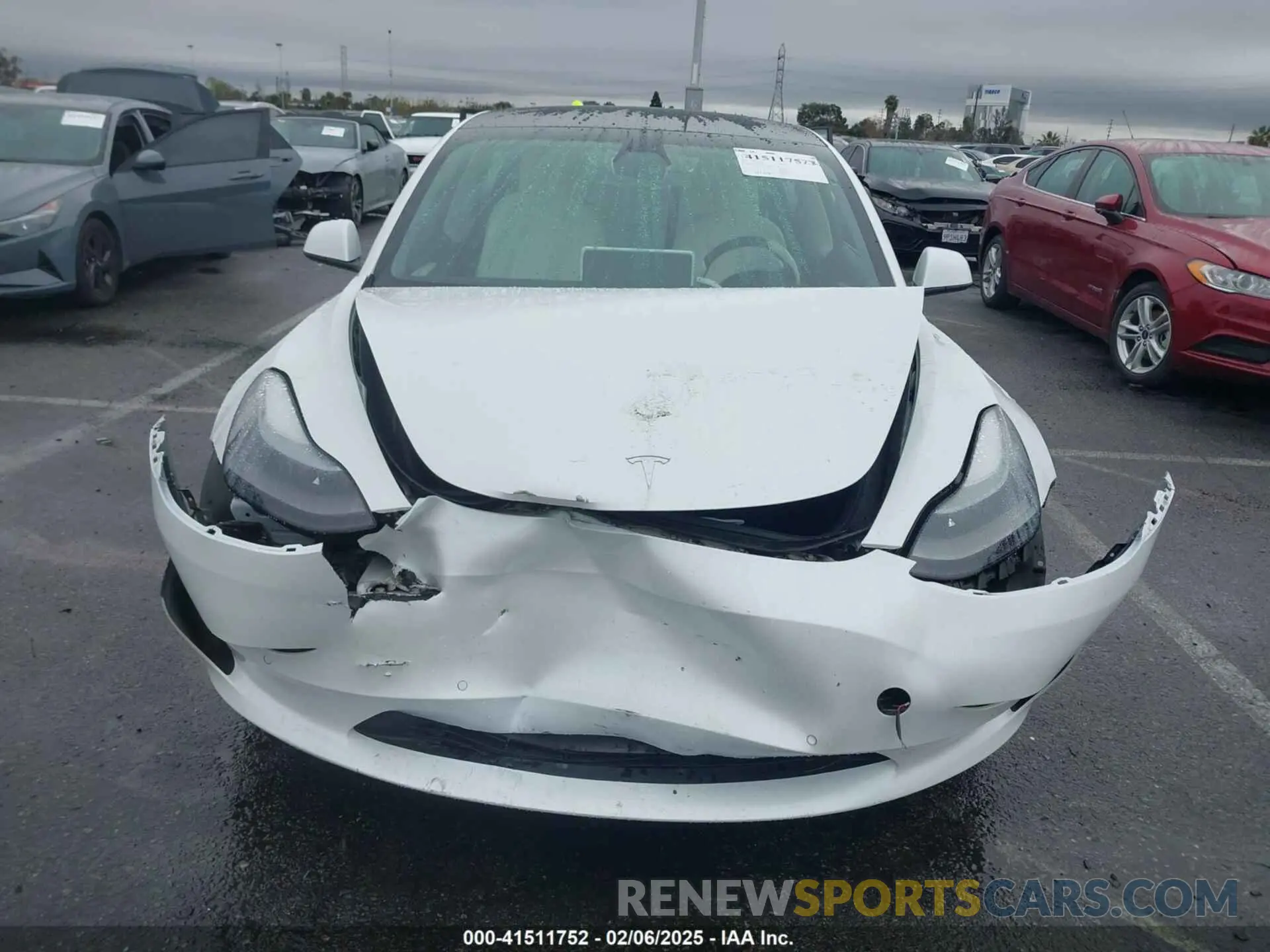11 fotografías del automóvil dañado 5YJ3E1EA1NF134224 TESLA MODEL 3 2022