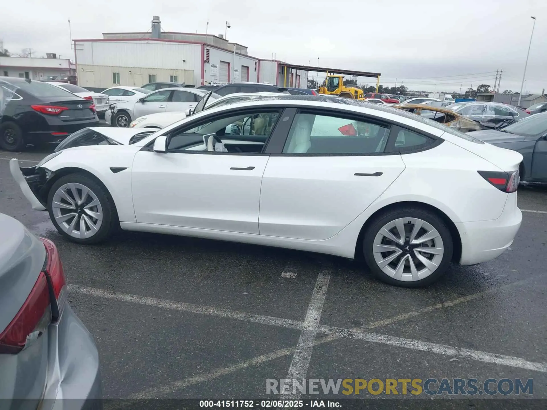 13 fotografías del automóvil dañado 5YJ3E1EA1NF134224 TESLA MODEL 3 2022