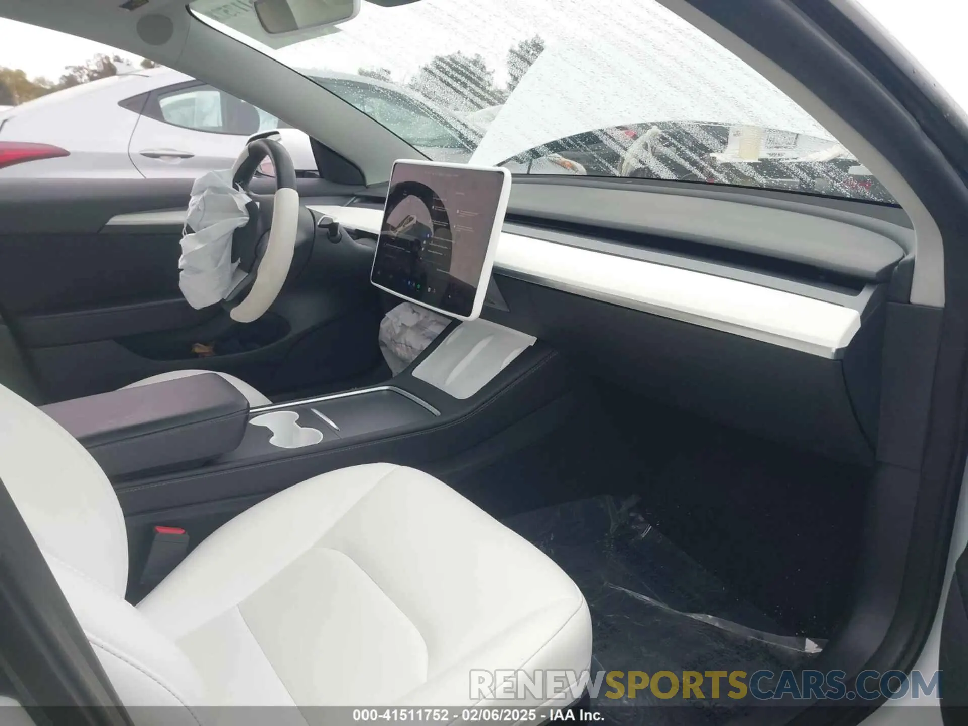 5 fotografías del automóvil dañado 5YJ3E1EA1NF134224 TESLA MODEL 3 2022