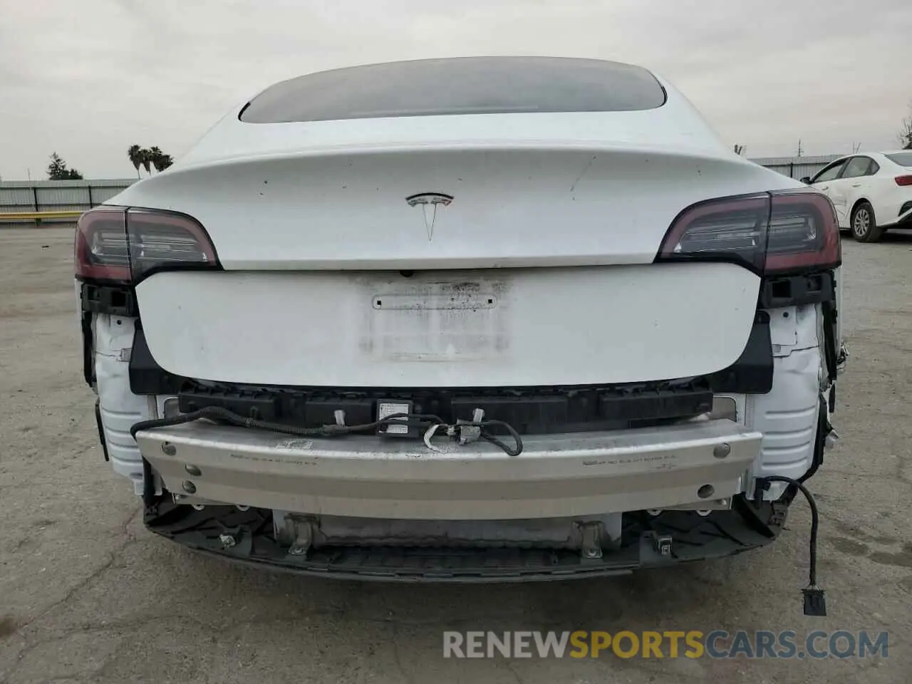 6 fotografías del automóvil dañado 5YJ3E1EA1NF143263 TESLA MODEL 3 2022