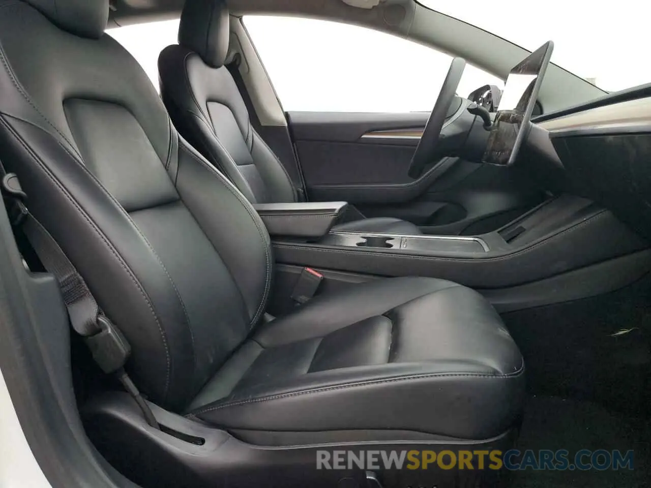 7 fotografías del automóvil dañado 5YJ3E1EA1NF143263 TESLA MODEL 3 2022