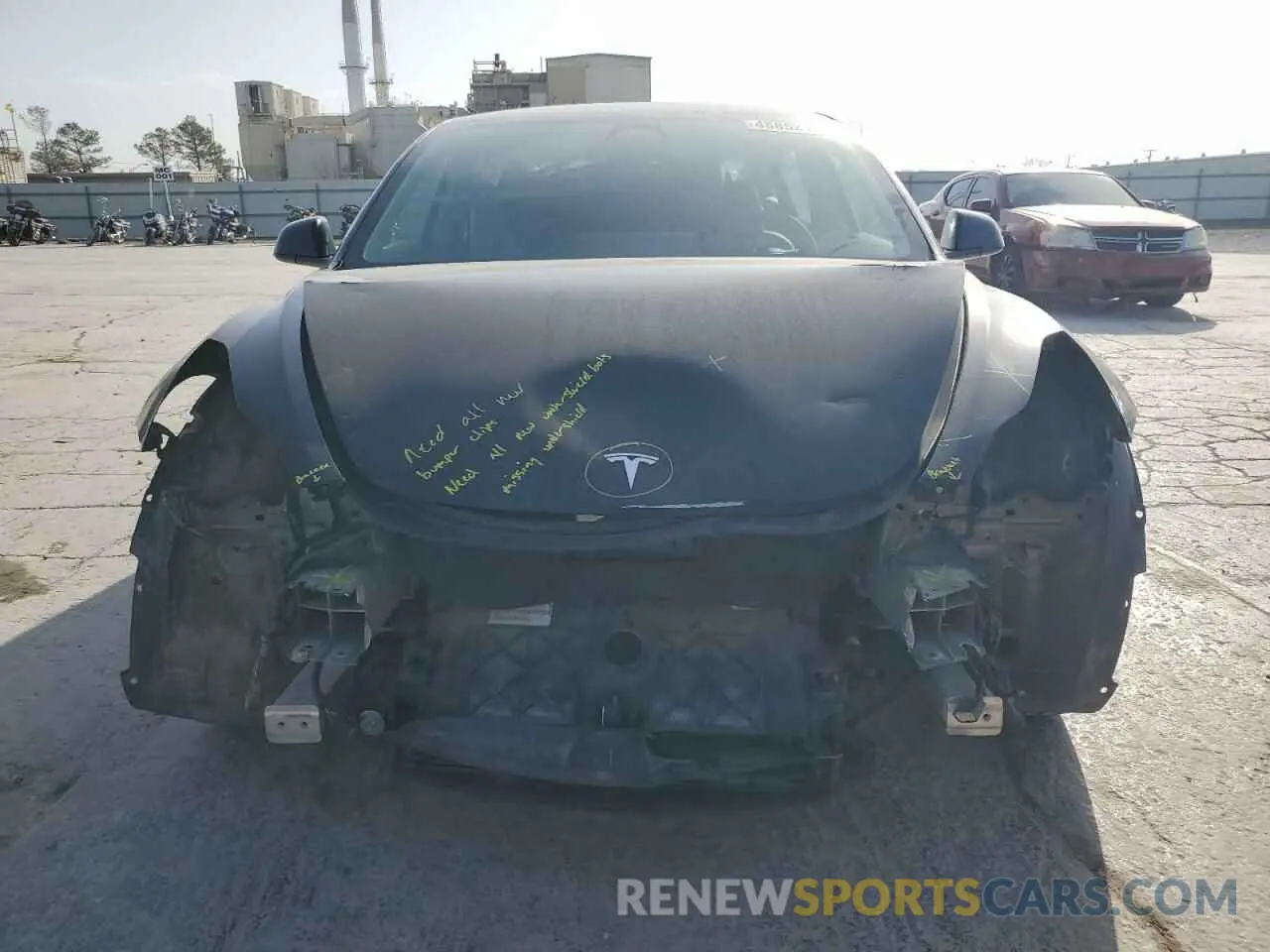 5 fotografías del automóvil dañado 5YJ3E1EA1NF184721 TESLA MODEL 3 2022