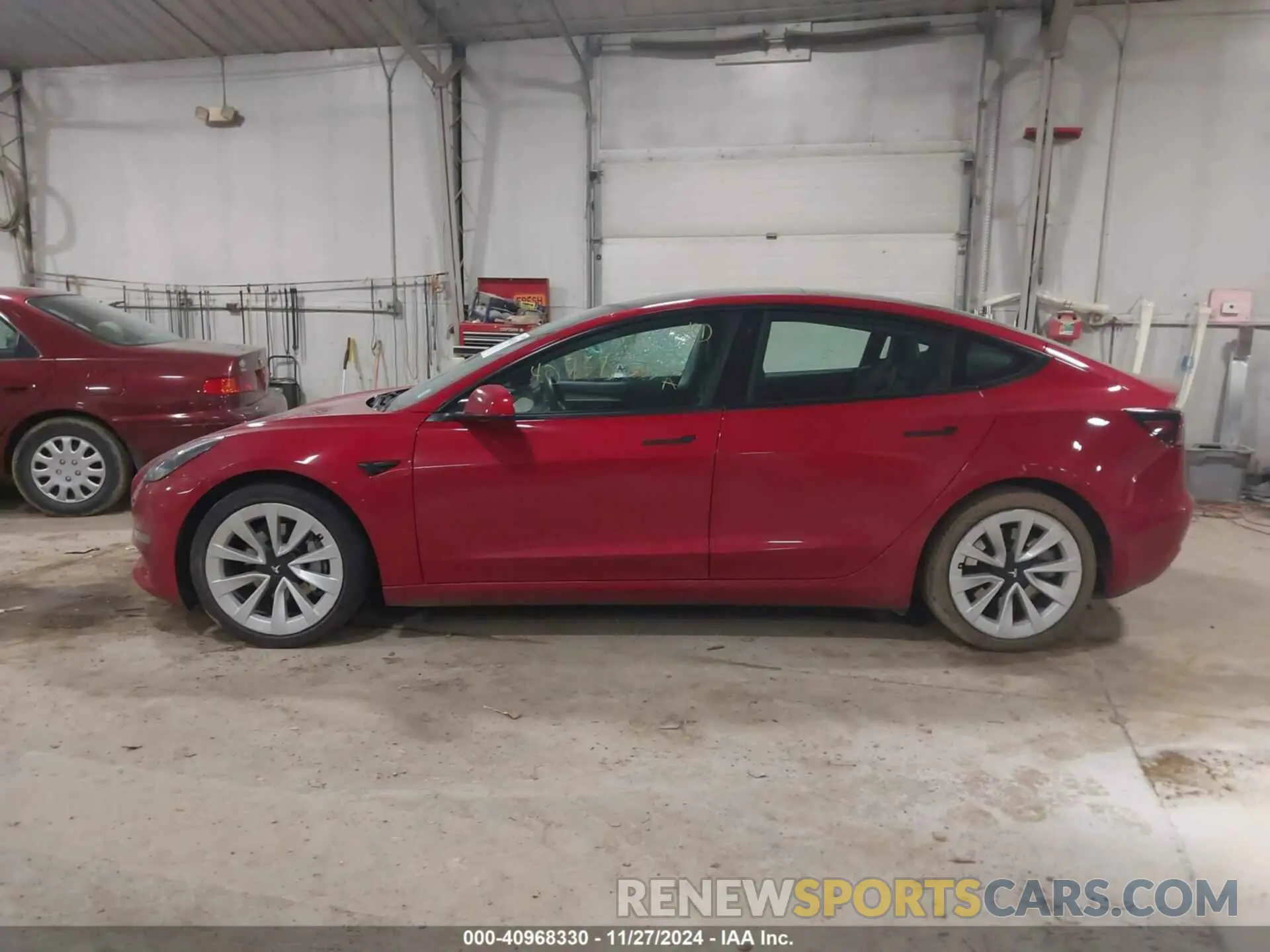 14 fotografías del automóvil dañado 5YJ3E1EA1NF188333 TESLA MODEL 3 2022