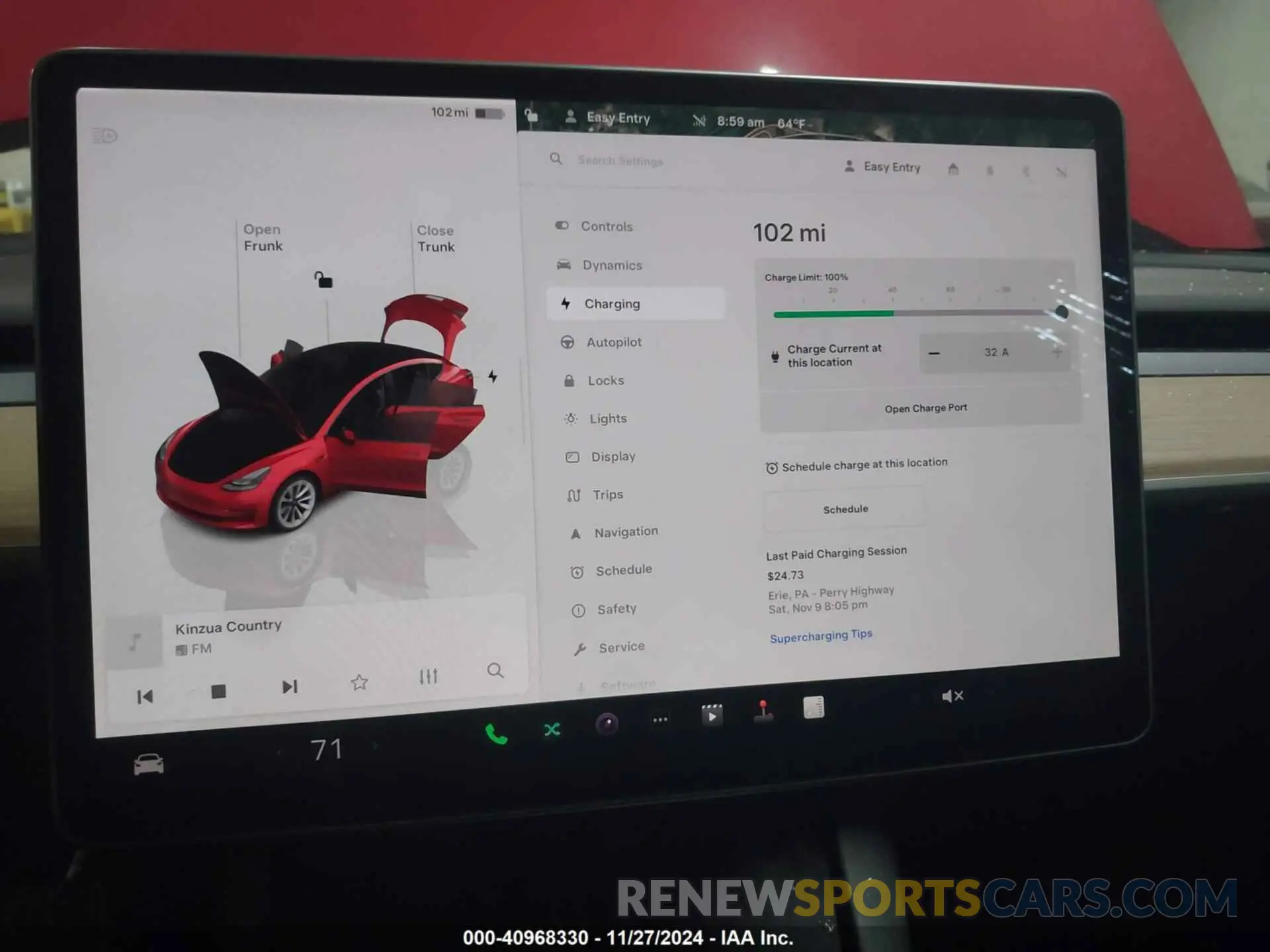 17 fotografías del automóvil dañado 5YJ3E1EA1NF188333 TESLA MODEL 3 2022