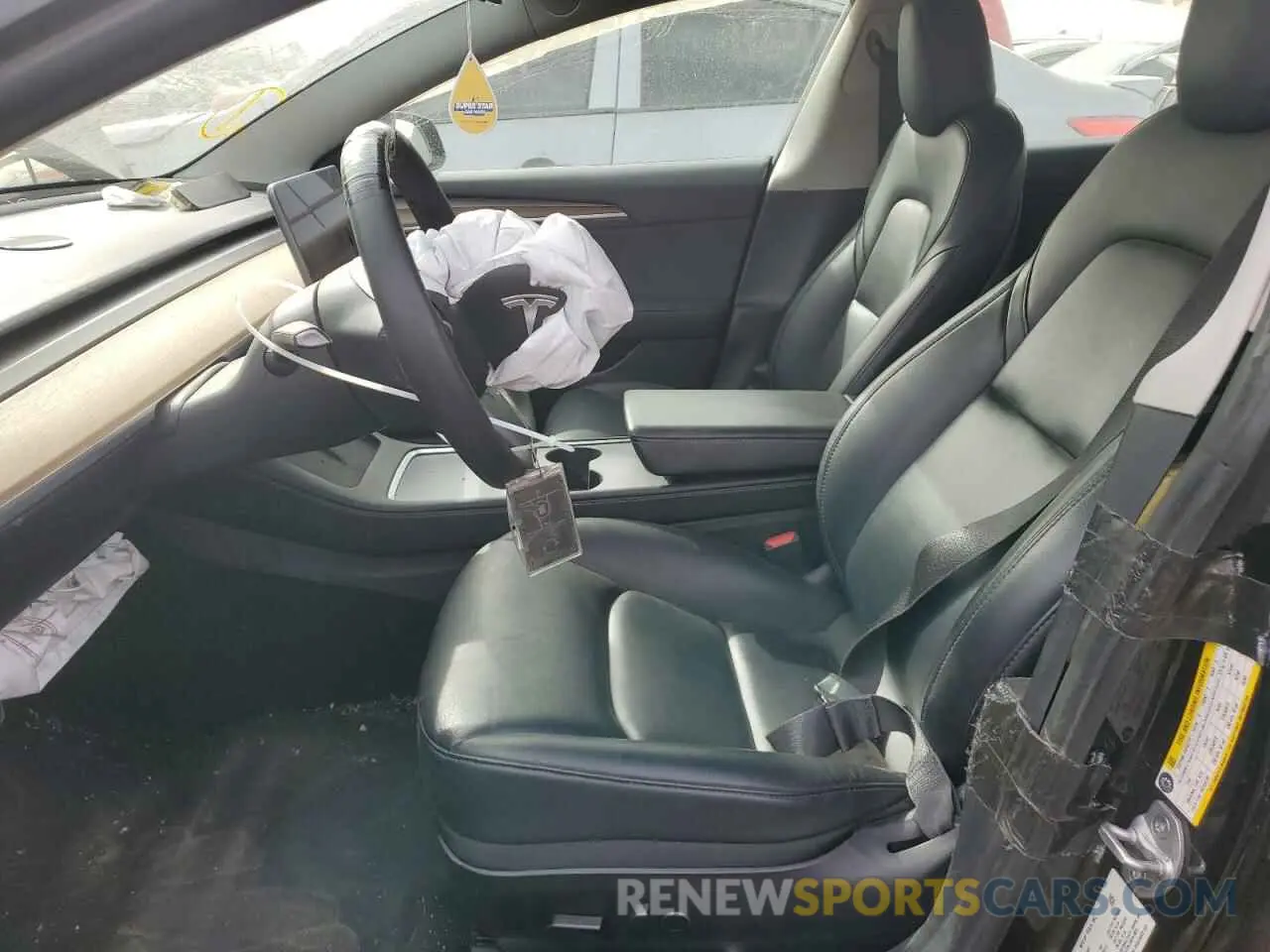 7 fotografías del automóvil dañado 5YJ3E1EA1NF190728 TESLA MODEL 3 2022