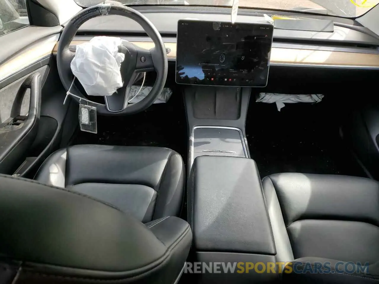 8 fotografías del automóvil dañado 5YJ3E1EA1NF190728 TESLA MODEL 3 2022