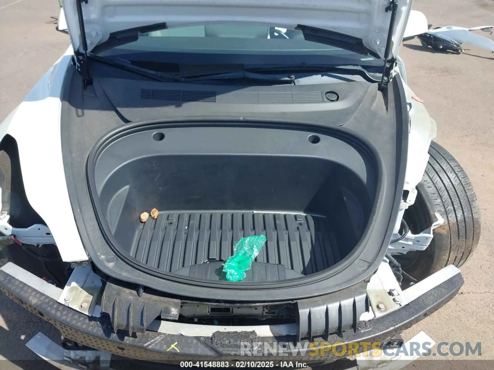 10 fotografías del automóvil dañado 5YJ3E1EA1NF241533 TESLA MODEL 3 2022
