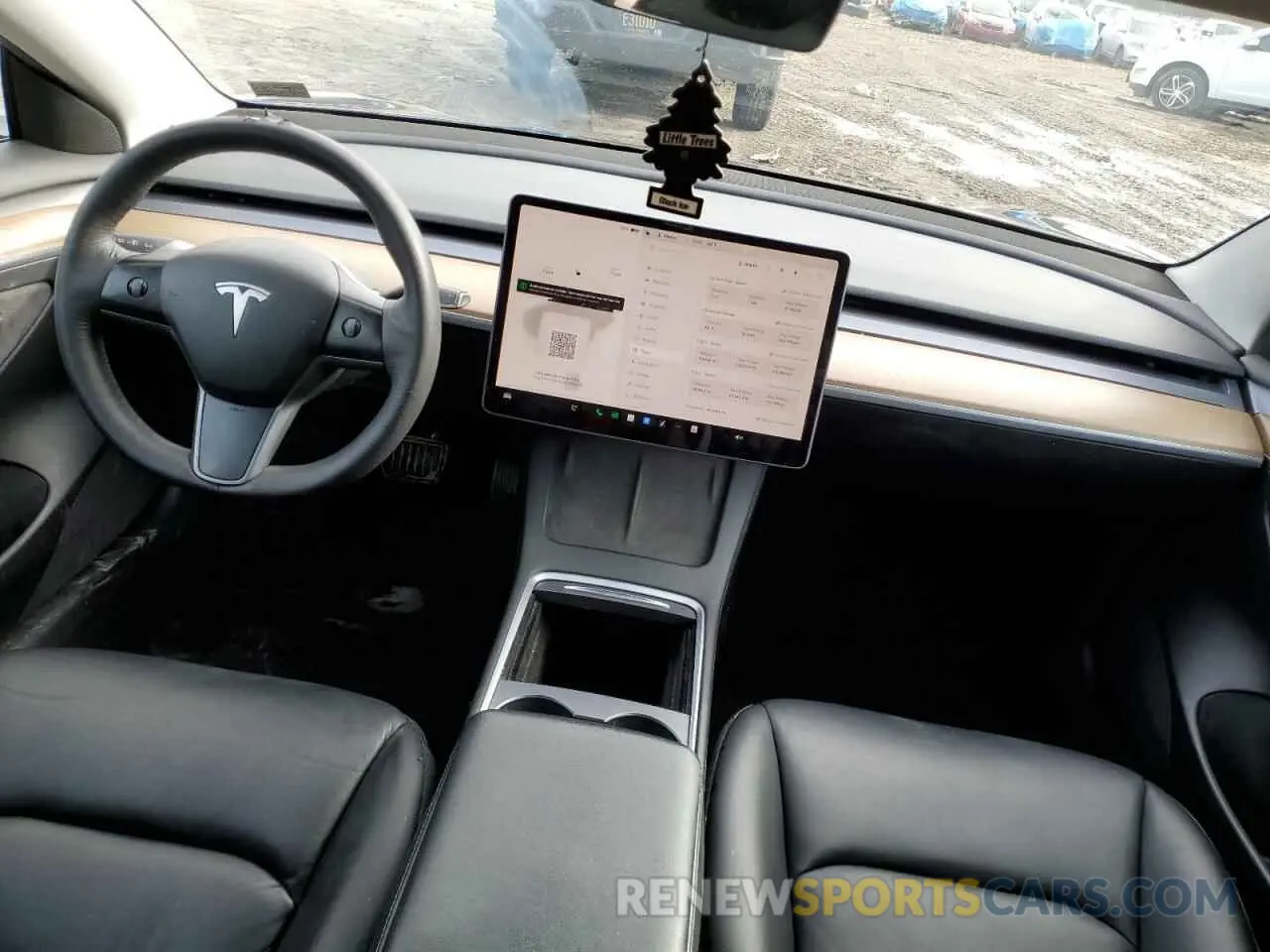 8 fotografías del automóvil dañado 5YJ3E1EA1NF286570 TESLA MODEL 3 2022