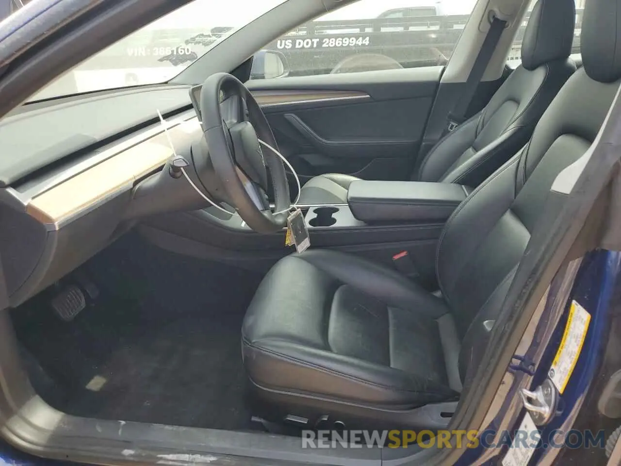 7 fotografías del automóvil dañado 5YJ3E1EA1NF286908 TESLA MODEL 3 2022