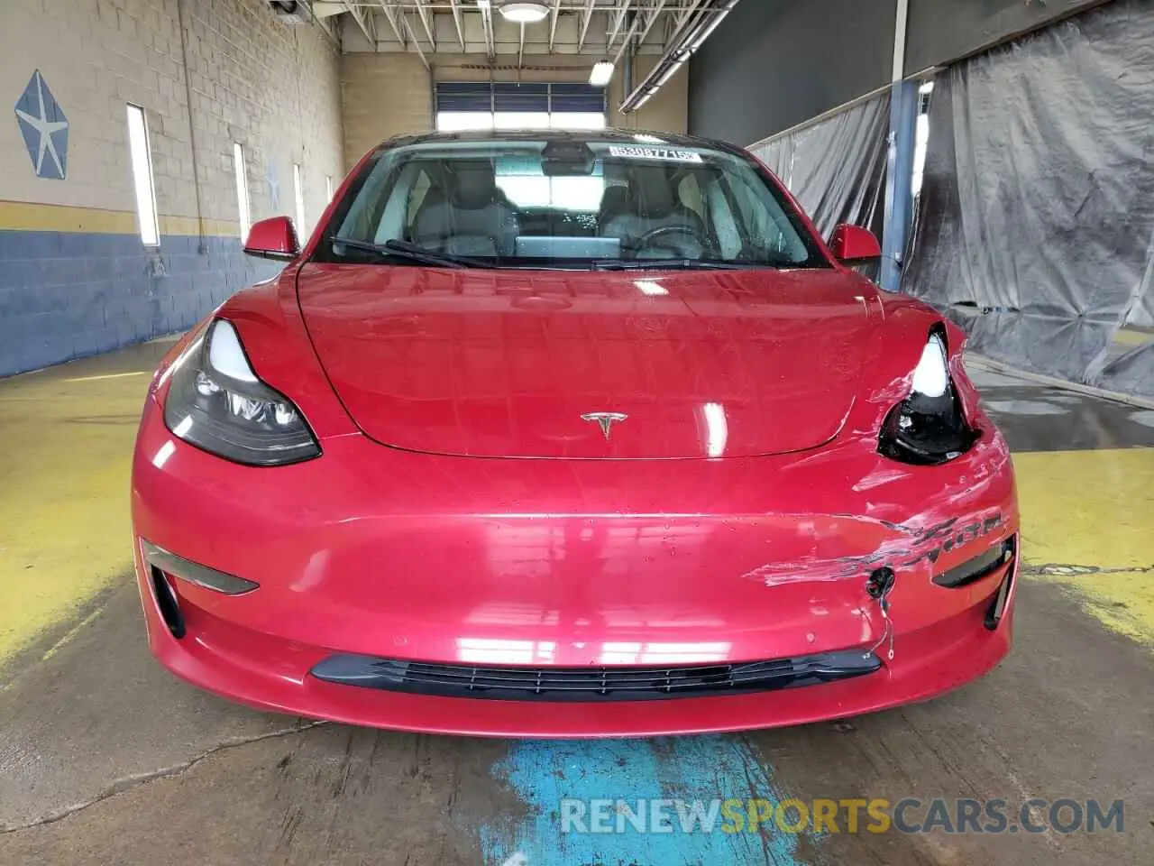 5 fotografías del automóvil dañado 5YJ3E1EA1NF303965 TESLA MODEL 3 2022