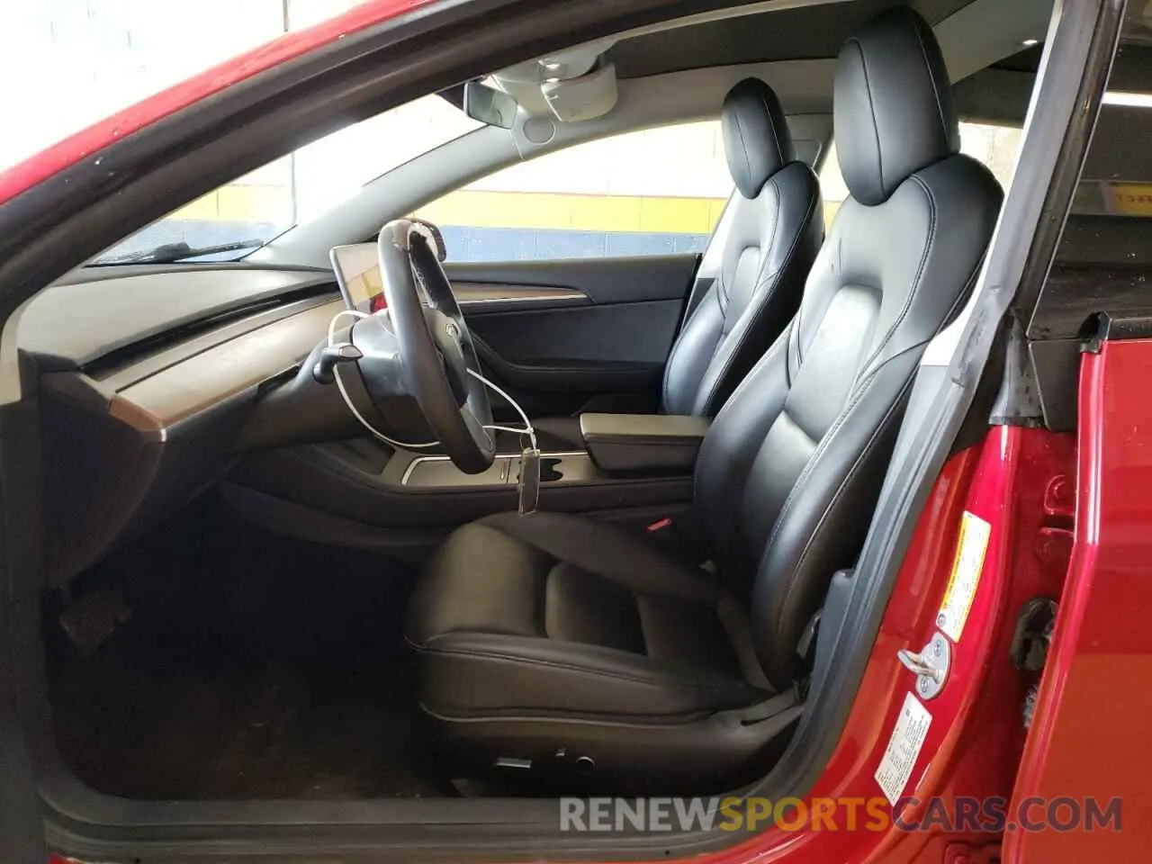 7 fotografías del automóvil dañado 5YJ3E1EA1NF303965 TESLA MODEL 3 2022