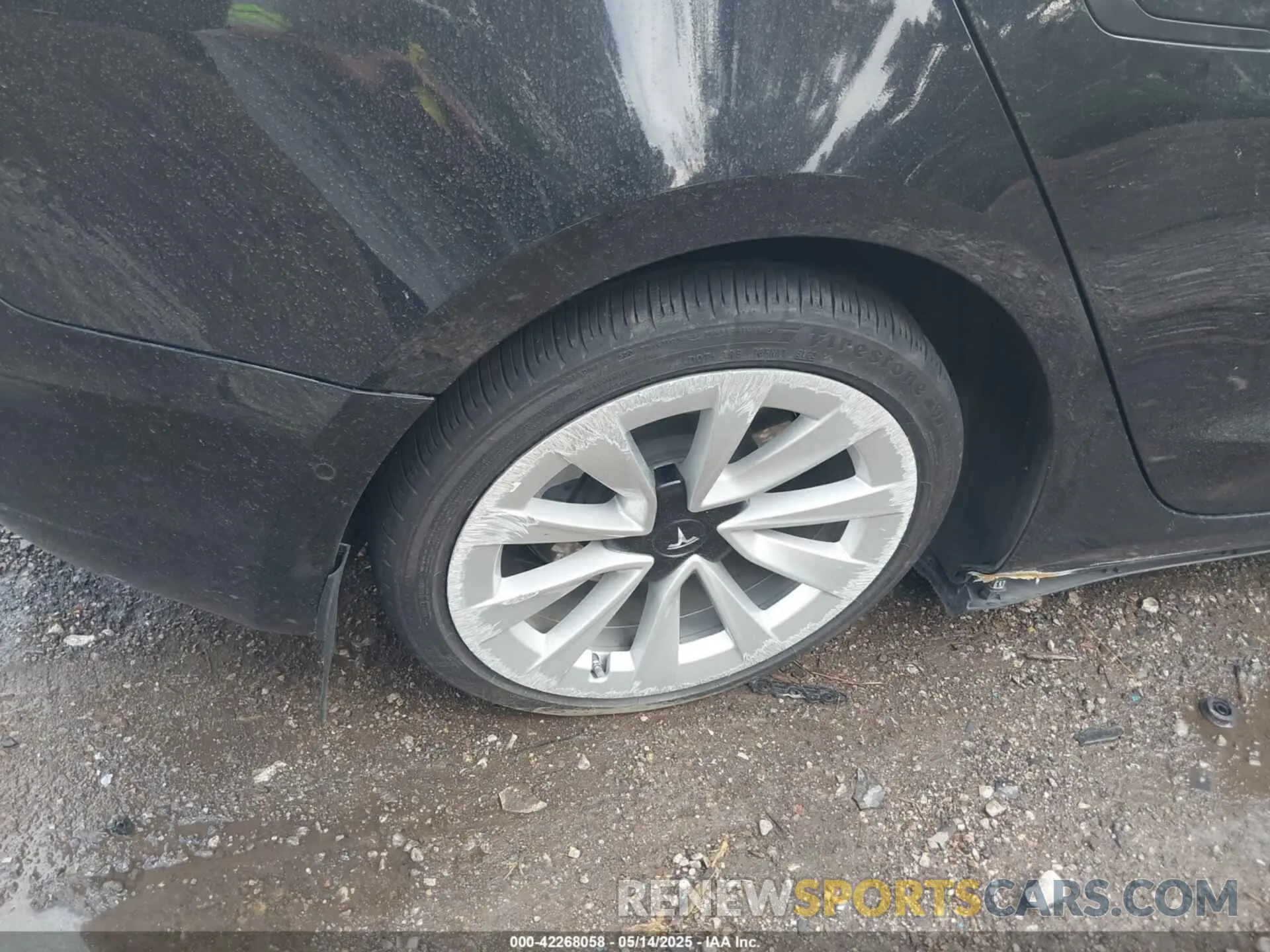 6 fotografías del automóvil dañado 5YJ3E1EA1NF304355 TESLA MODEL 3 2022