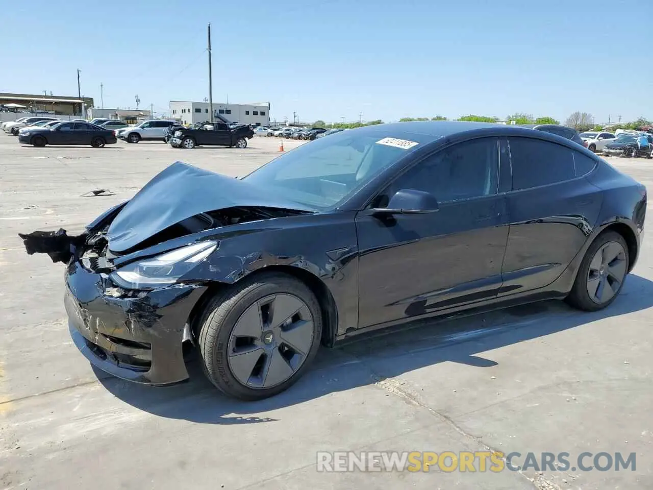 1 fotografías del automóvil dañado 5YJ3E1EA1NF315906 TESLA MODEL 3 2022
