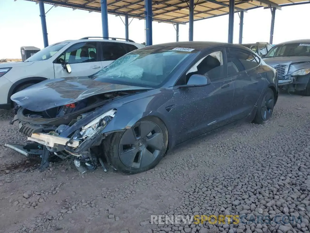 1 fotografías del automóvil dañado 5YJ3E1EA1NF328249 TESLA MODEL 3 2022