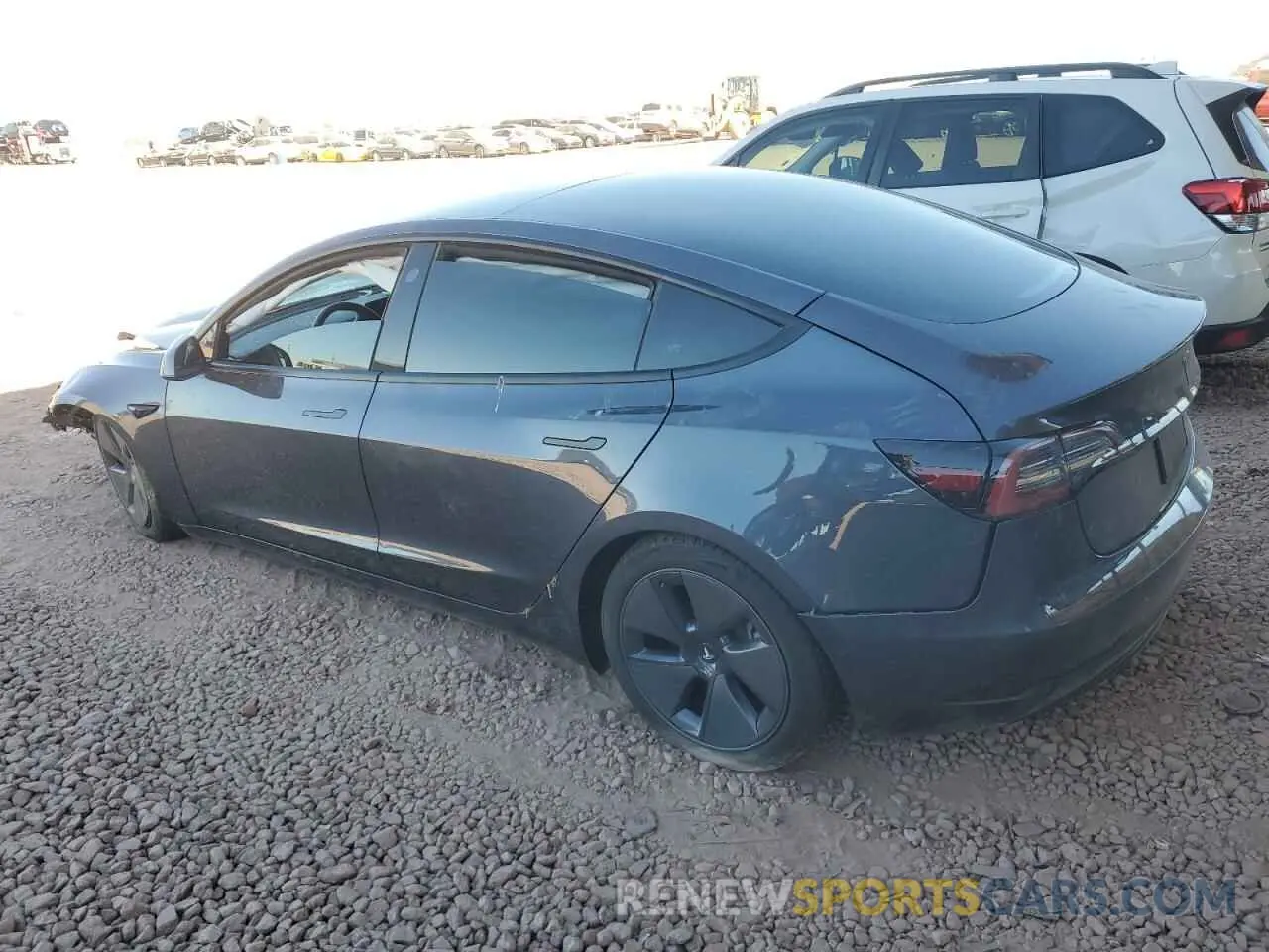 2 fotografías del automóvil dañado 5YJ3E1EA1NF328249 TESLA MODEL 3 2022