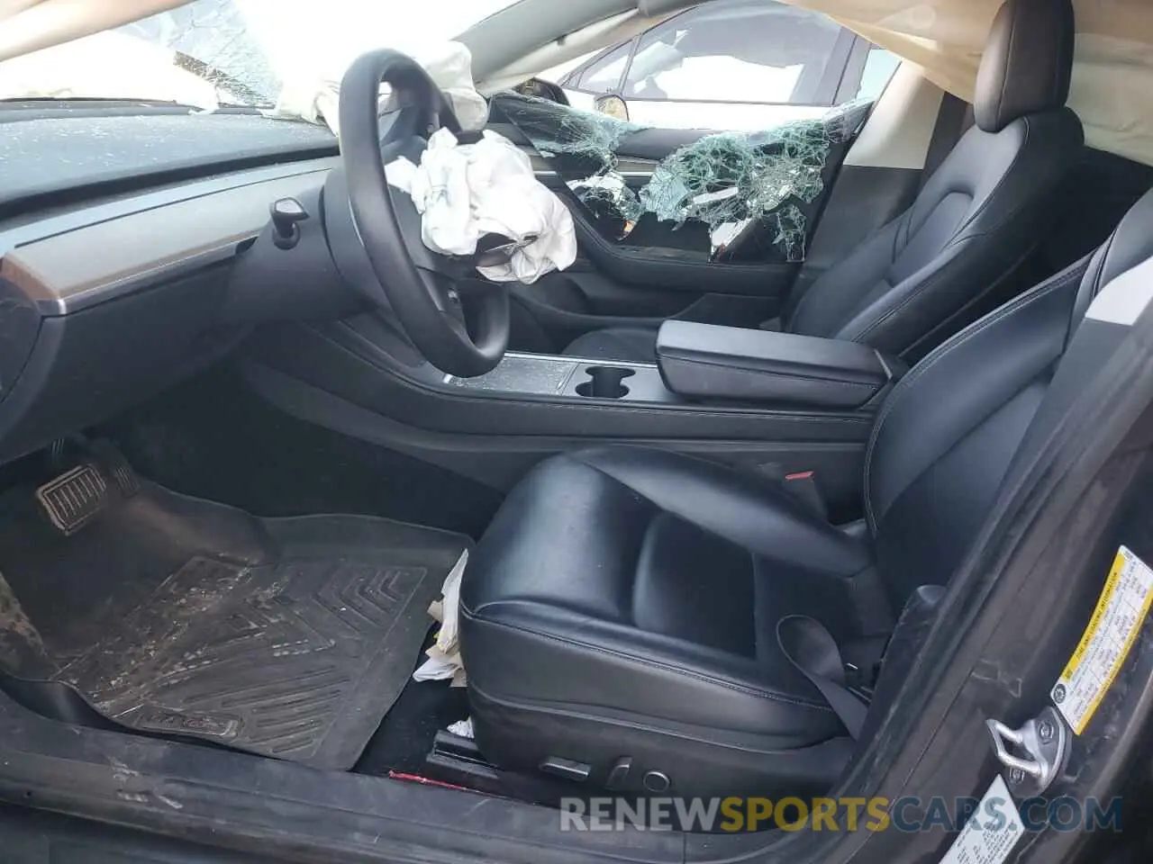 7 fotografías del automóvil dañado 5YJ3E1EA1NF328249 TESLA MODEL 3 2022
