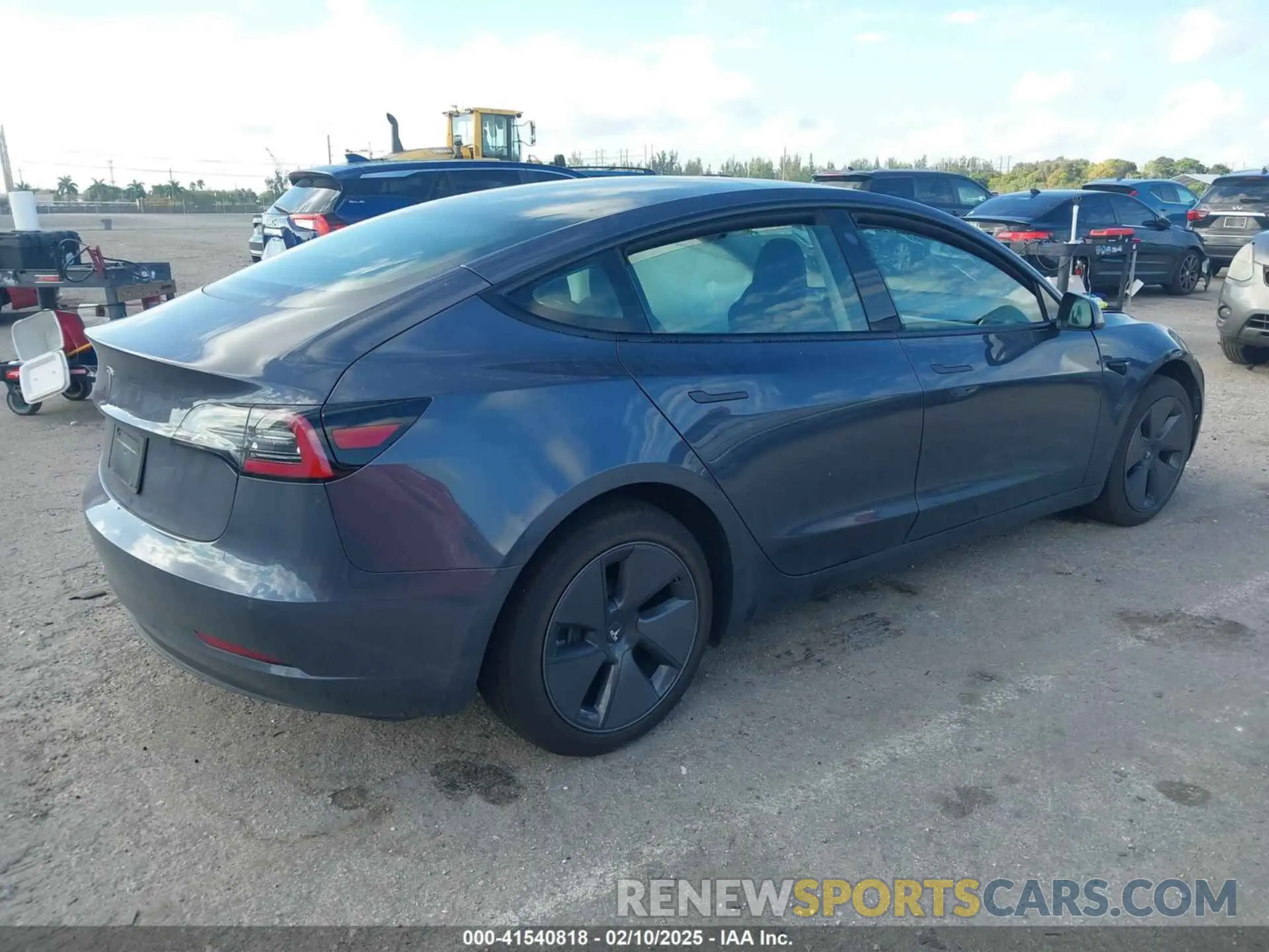 4 fotografías del automóvil dañado 5YJ3E1EA1NF338196 TESLA MODEL 3 2022