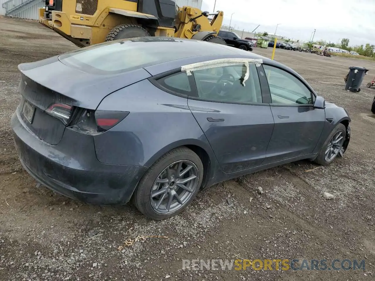 3 fotografías del automóvil dañado 5YJ3E1EA1NF348727 TESLA MODEL 3 2022