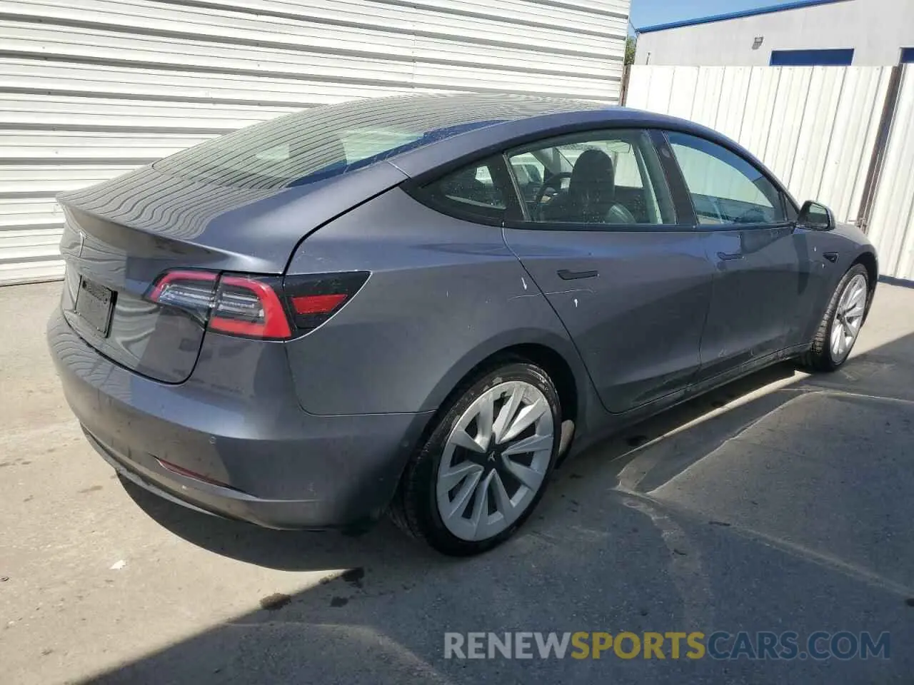 3 fotografías del automóvil dañado 5YJ3E1EA1NF368556 TESLA MODEL 3 2022