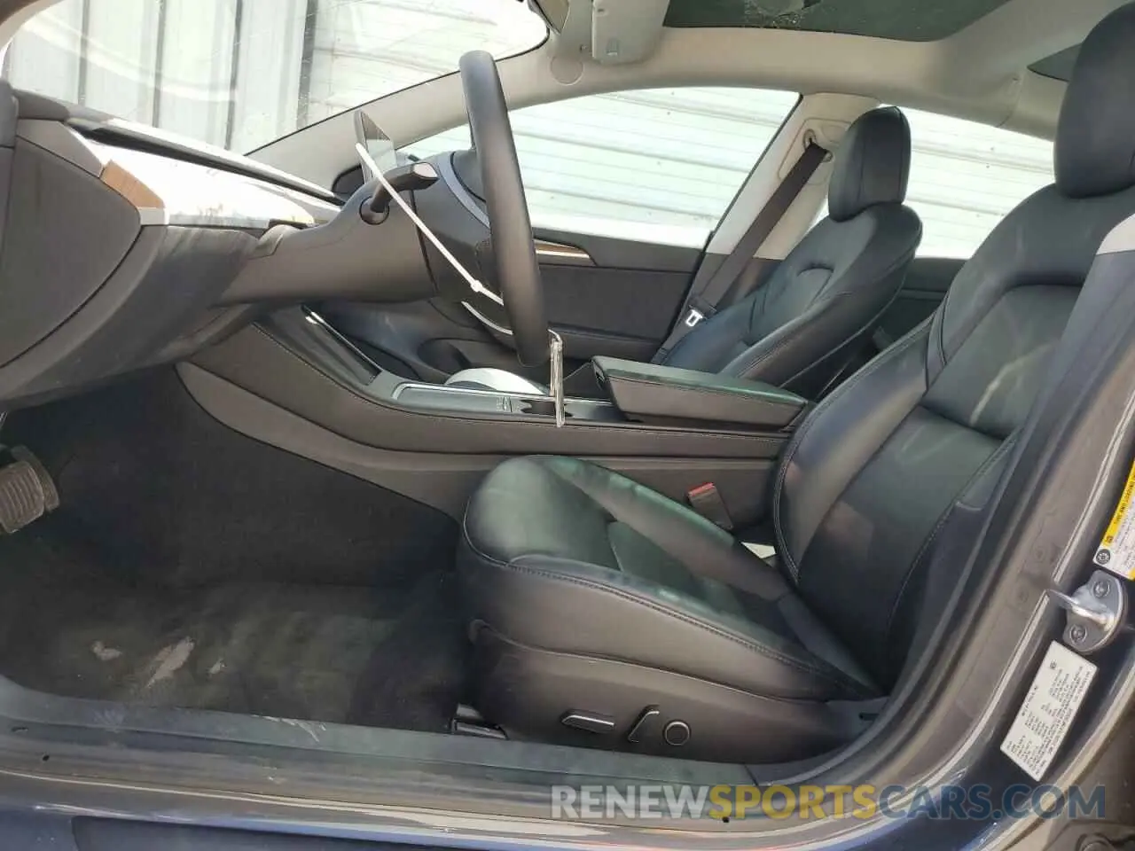 7 fotografías del automóvil dañado 5YJ3E1EA1NF368556 TESLA MODEL 3 2022