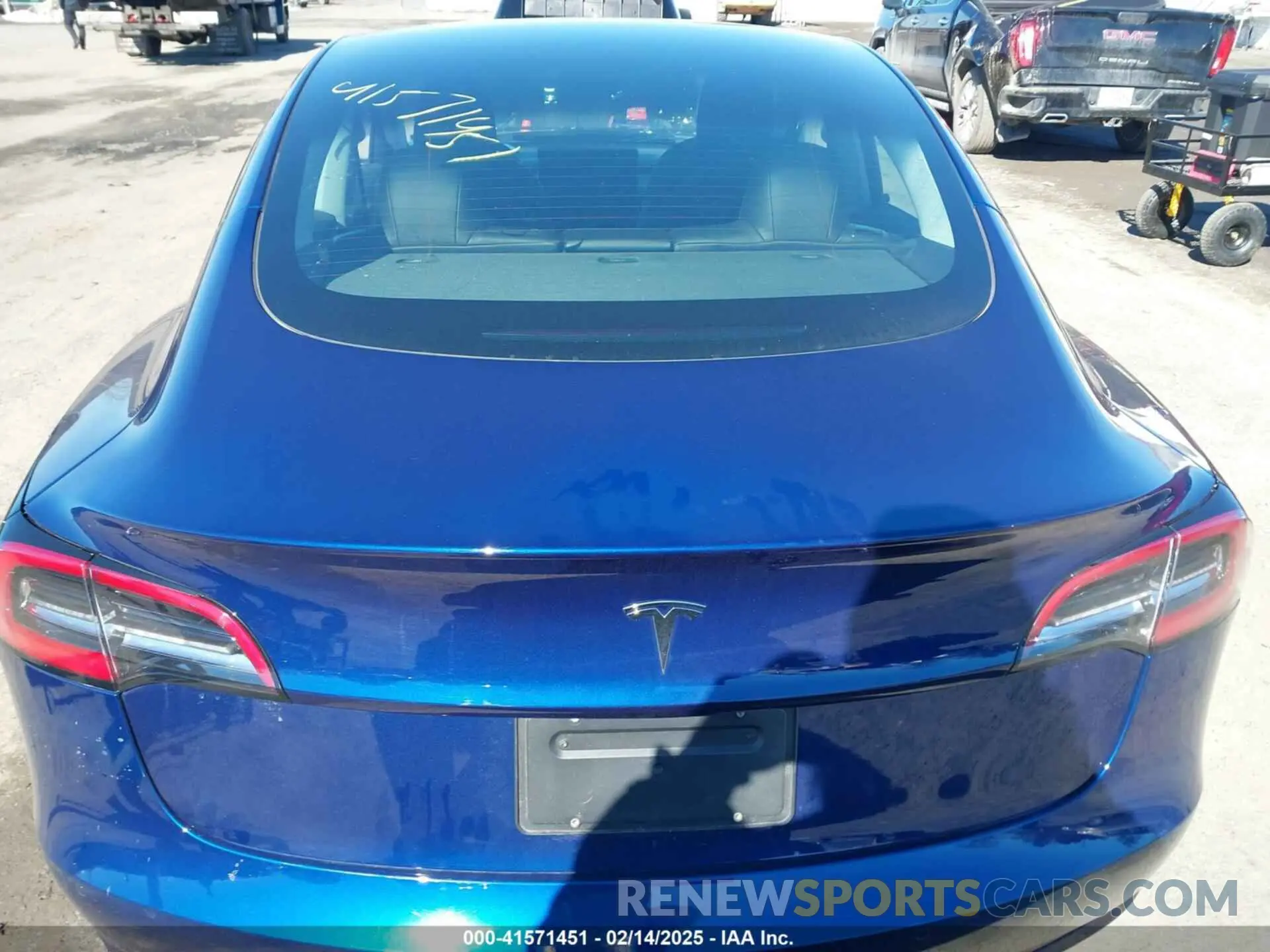 16 fotografías del automóvil dañado 5YJ3E1EA1NF369416 TESLA MODEL 3 2022
