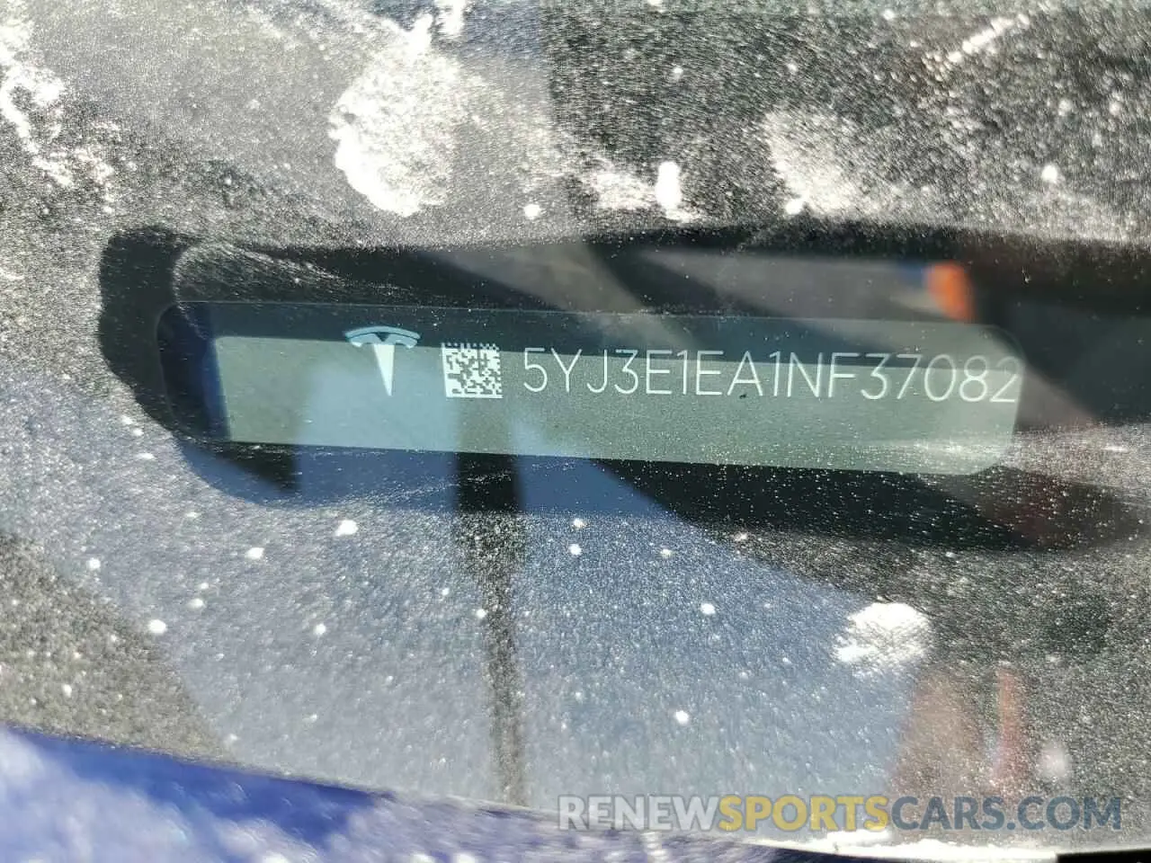12 fotografías del automóvil dañado 5YJ3E1EA1NF370825 TESLA MODEL 3 2022