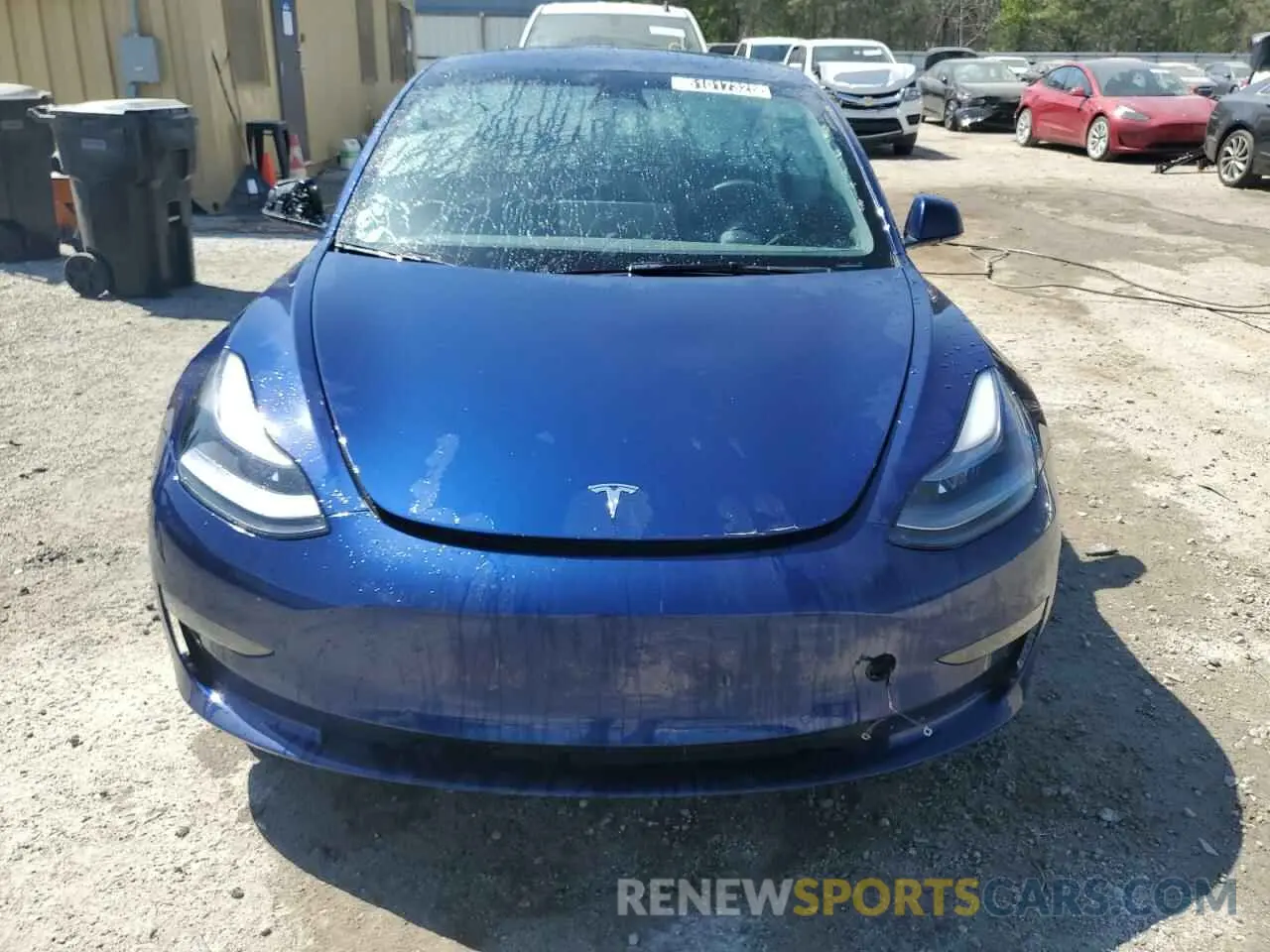 5 fotografías del automóvil dañado 5YJ3E1EA1NF370825 TESLA MODEL 3 2022