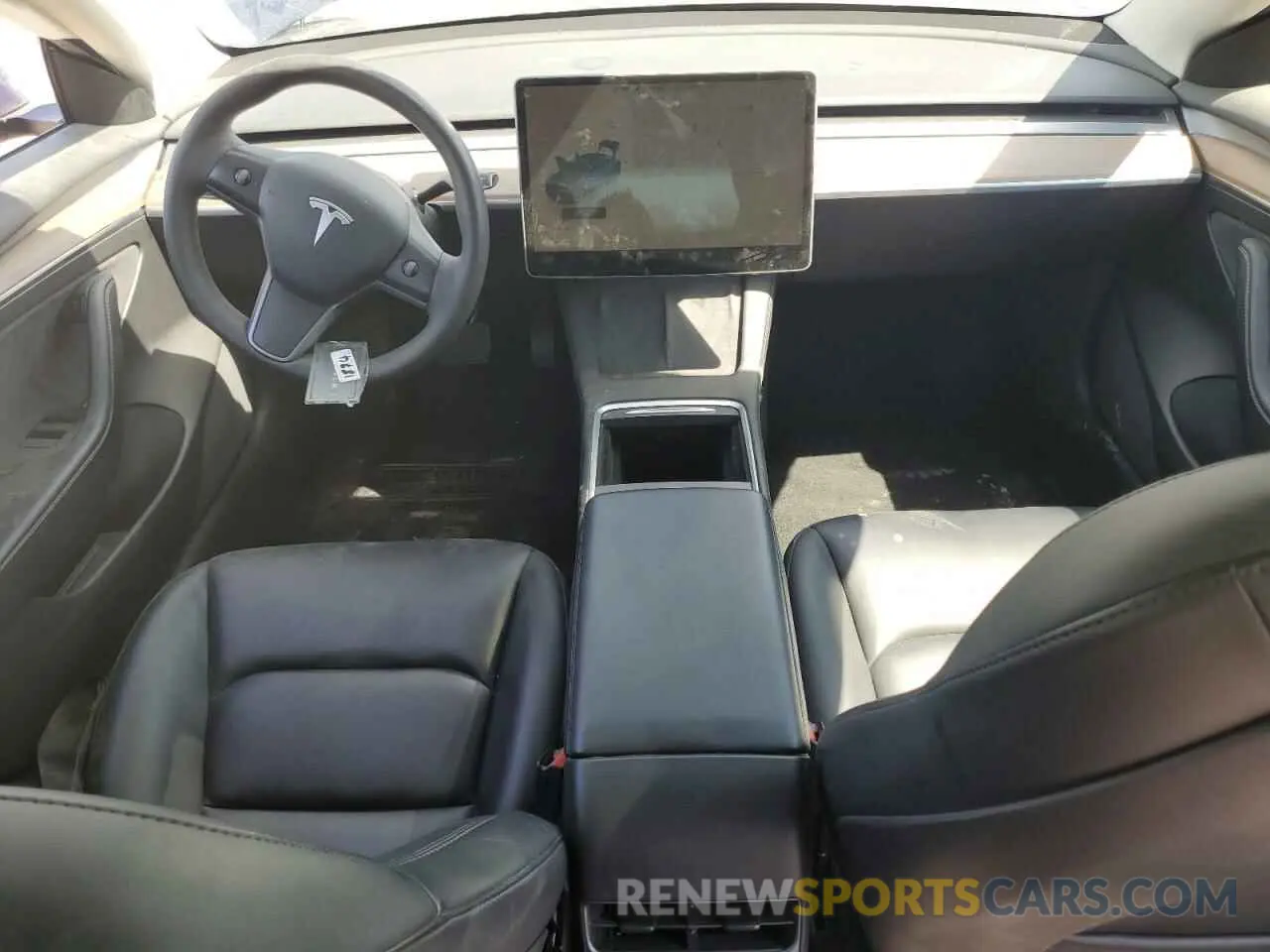 8 fotografías del automóvil dañado 5YJ3E1EA1NF370825 TESLA MODEL 3 2022