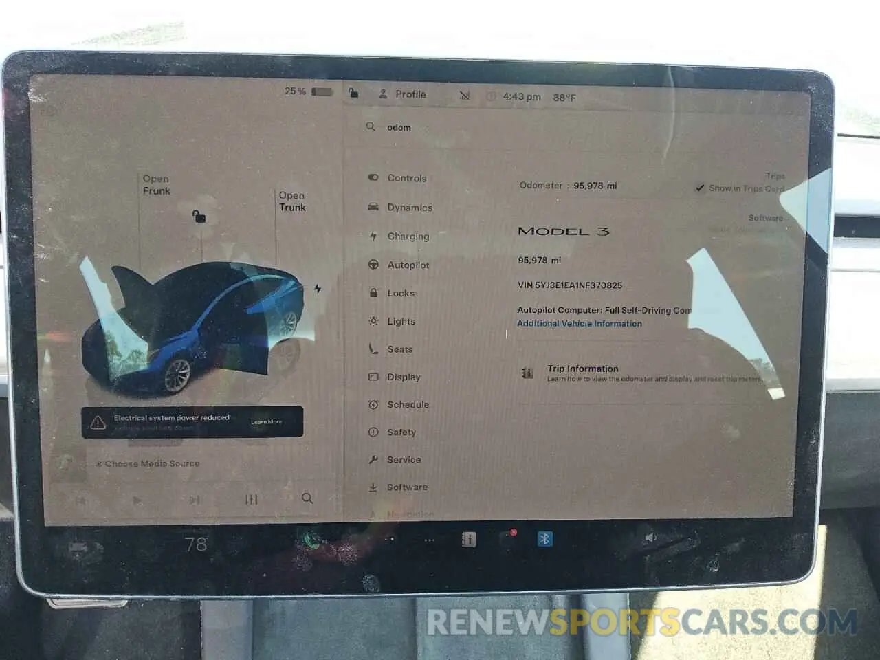9 fotografías del automóvil dañado 5YJ3E1EA1NF370825 TESLA MODEL 3 2022