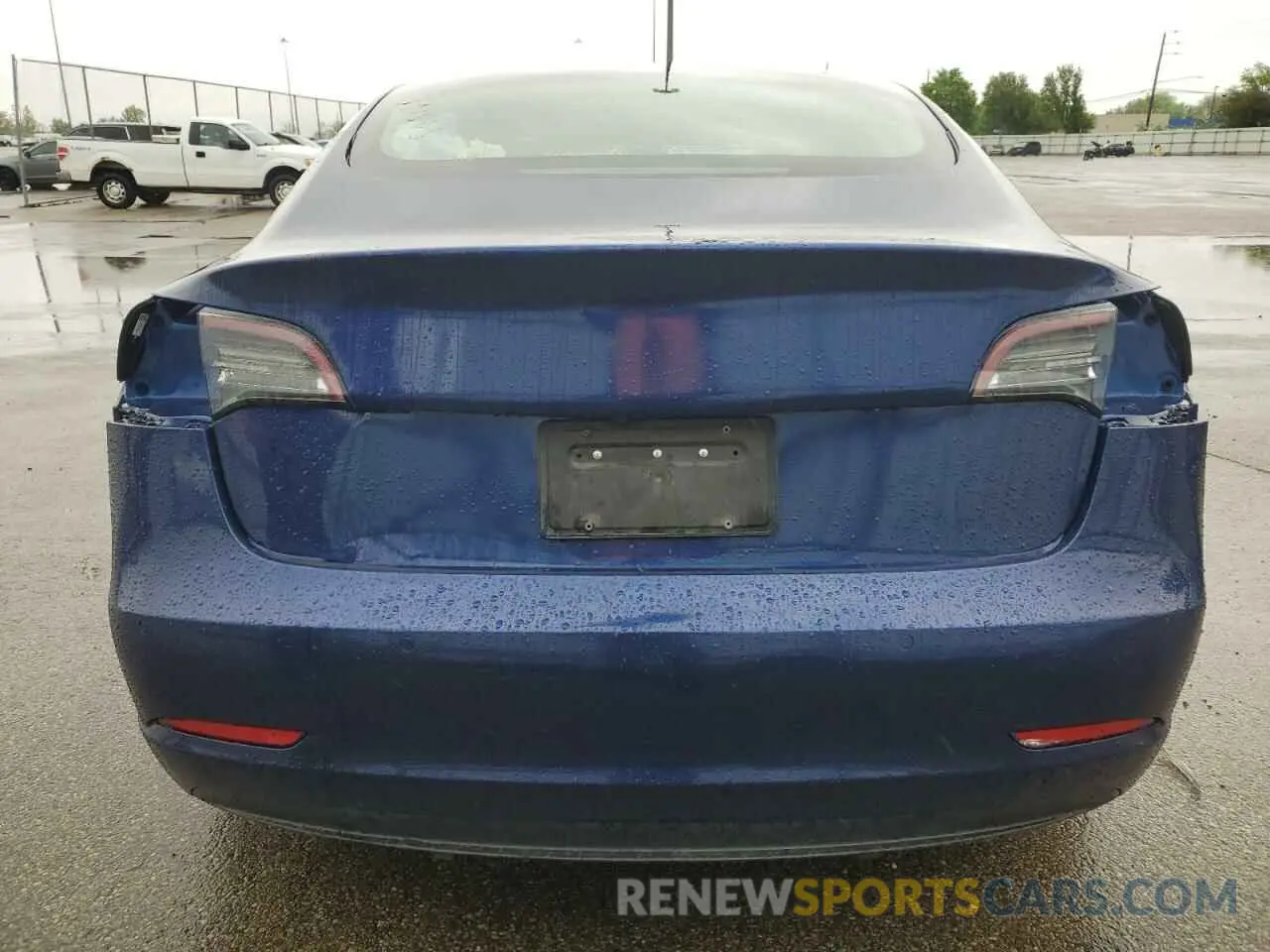 6 fotografías del automóvil dañado 5YJ3E1EA1NF371585 TESLA MODEL 3 2022
