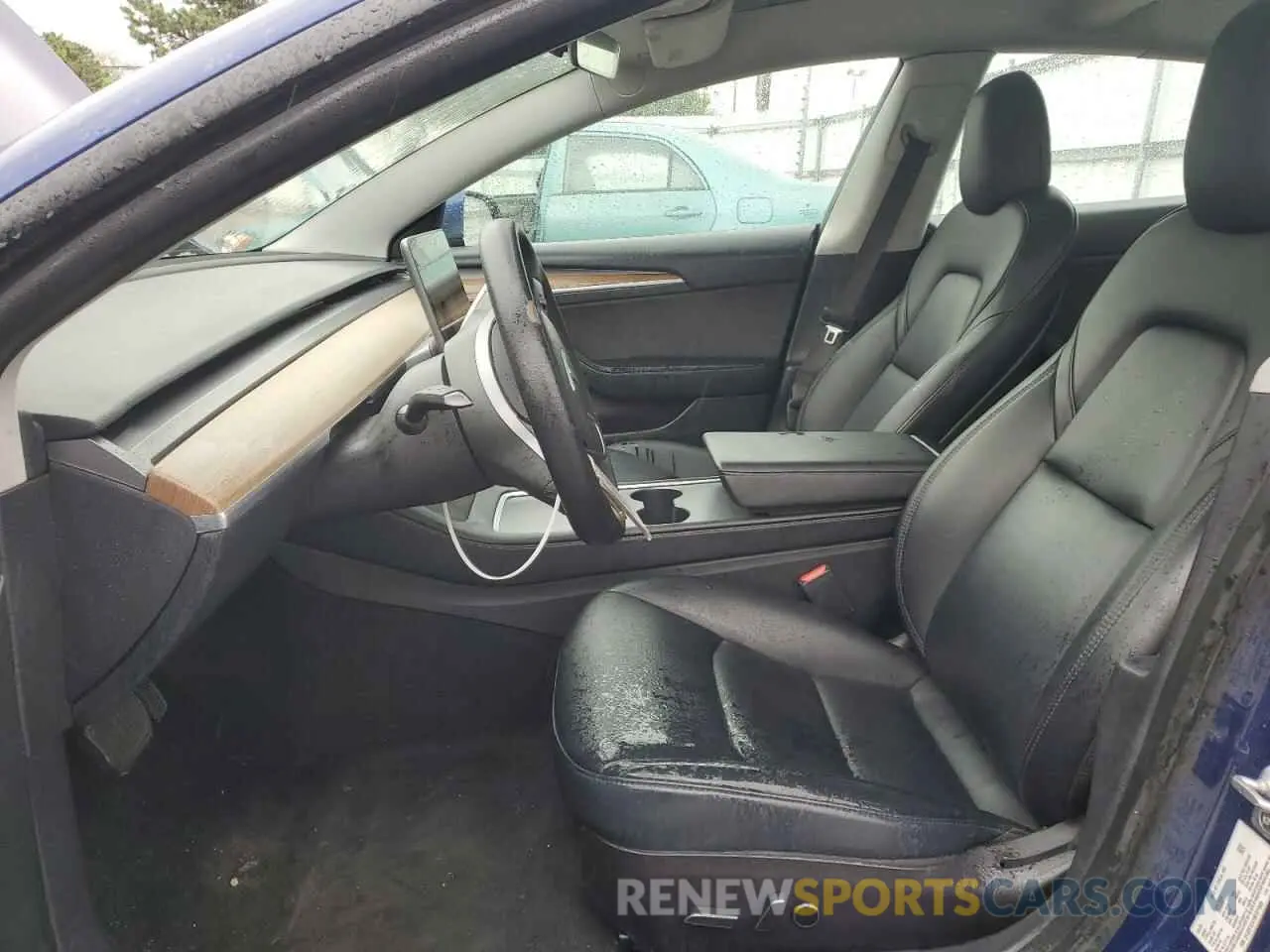 7 fotografías del automóvil dañado 5YJ3E1EA1NF371585 TESLA MODEL 3 2022