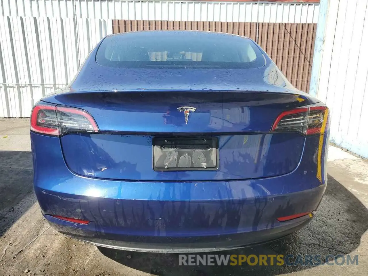 6 fotografías del automóvil dañado 5YJ3E1EA1NF372641 TESLA MODEL 3 2022