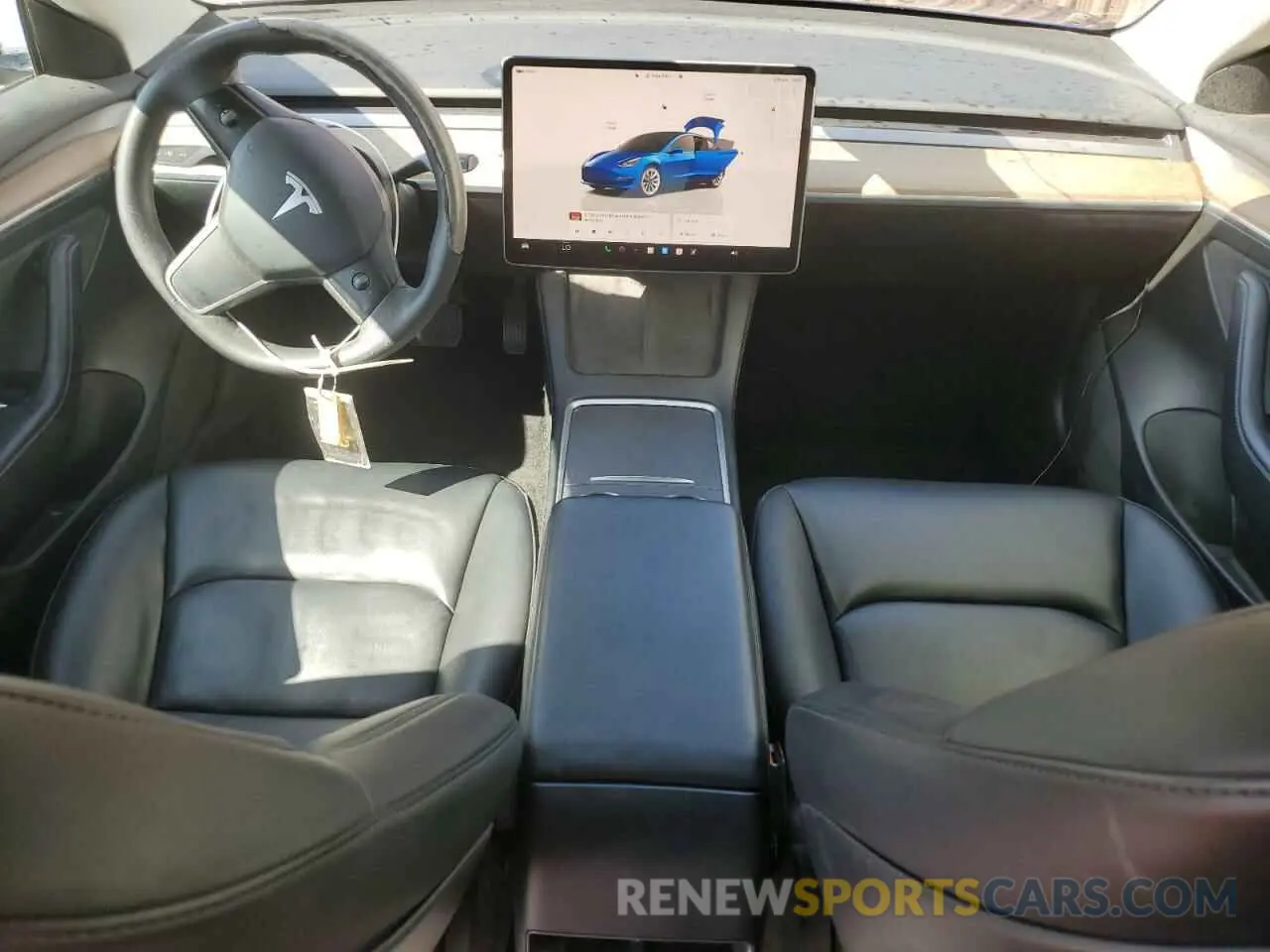 8 fotografías del automóvil dañado 5YJ3E1EA1NF372641 TESLA MODEL 3 2022