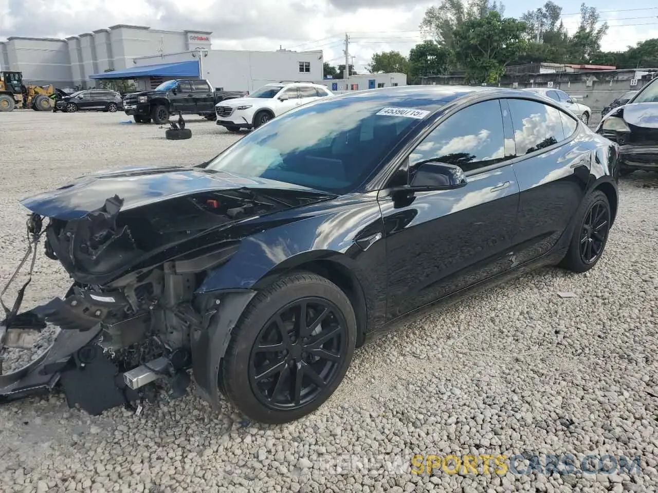 1 fotografías del automóvil dañado 5YJ3E1EA2NF124334 TESLA MODEL 3 2022