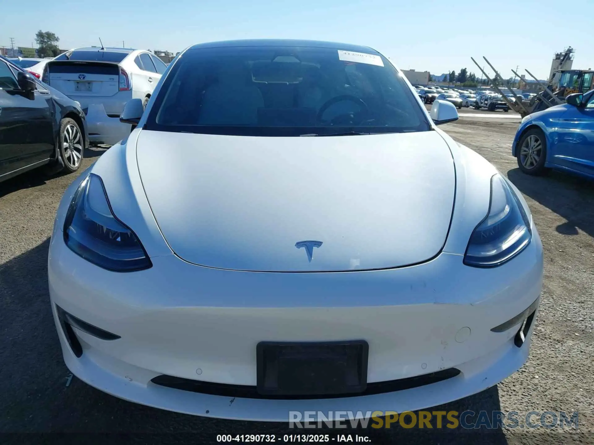 12 fotografías del automóvil dañado 5YJ3E1EA2NF130747 TESLA MODEL 3 2022