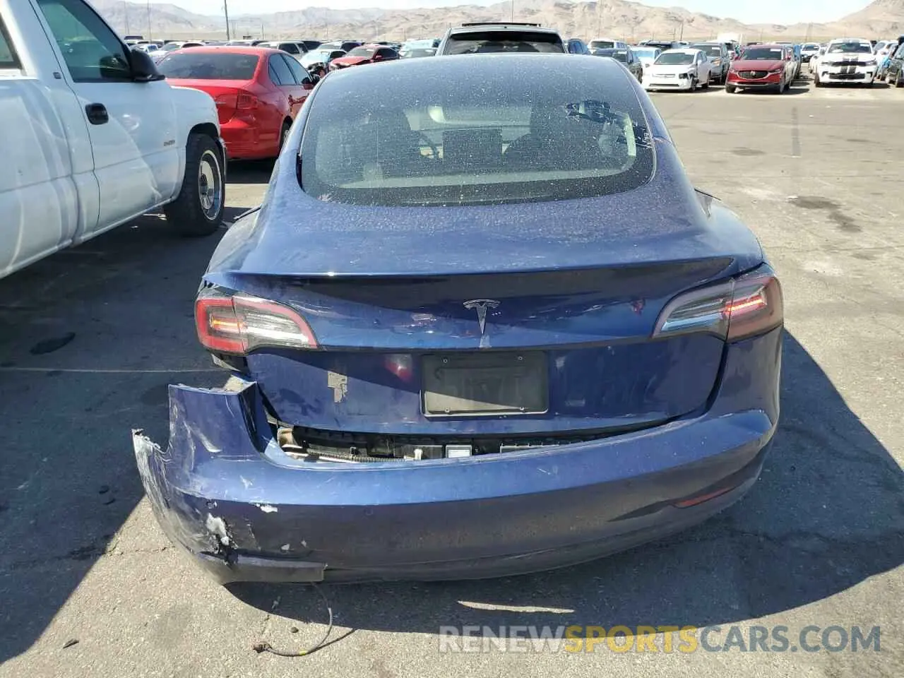 6 fotografías del automóvil dañado 5YJ3E1EA2NF144549 TESLA MODEL 3 2022