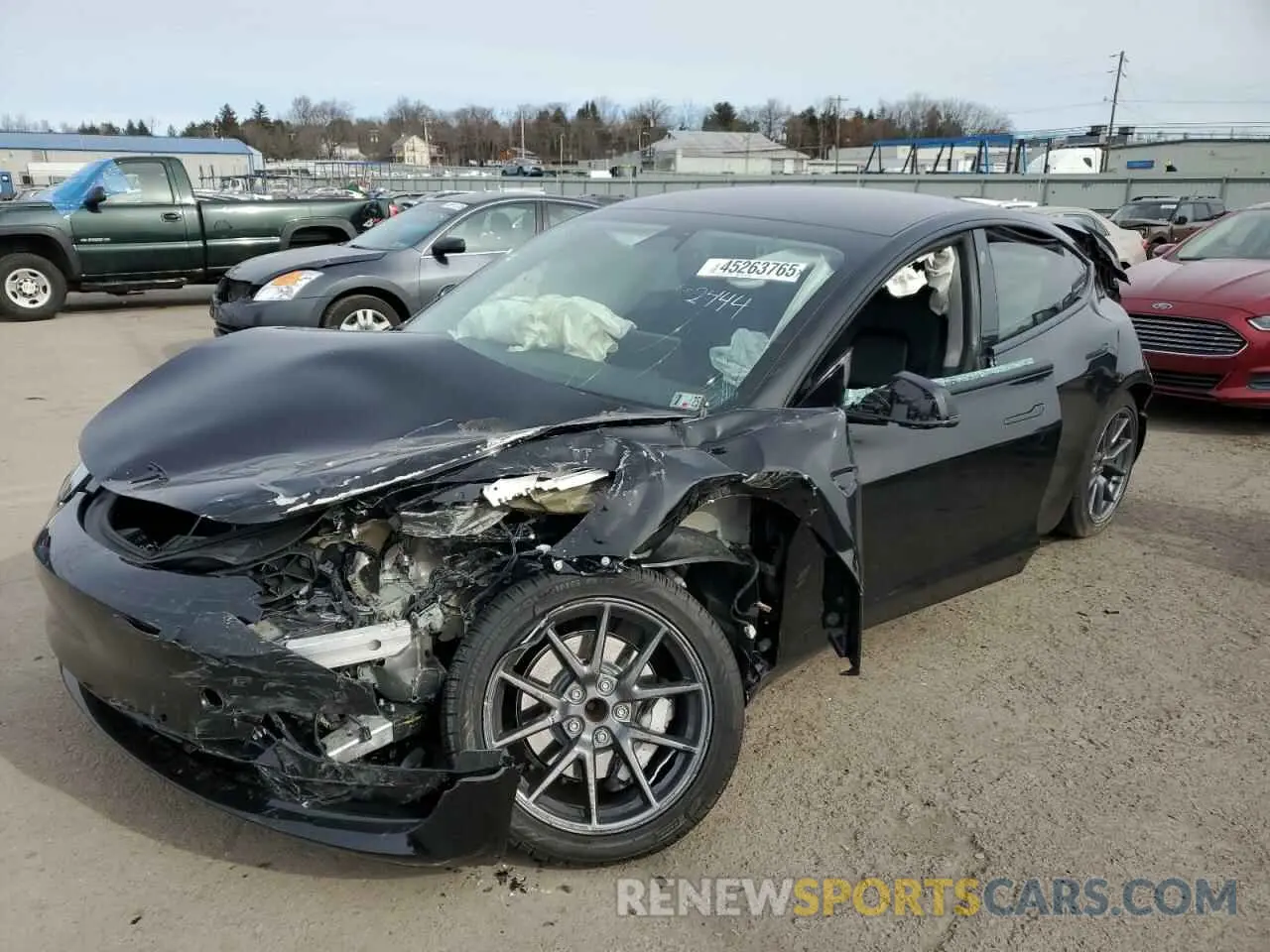 1 fotografías del automóvil dañado 5YJ3E1EA2NF187224 TESLA MODEL 3 2022