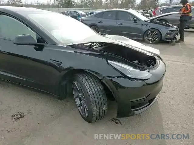 11 fotografías del automóvil dañado 5YJ3E1EA2NF187224 TESLA MODEL 3 2022