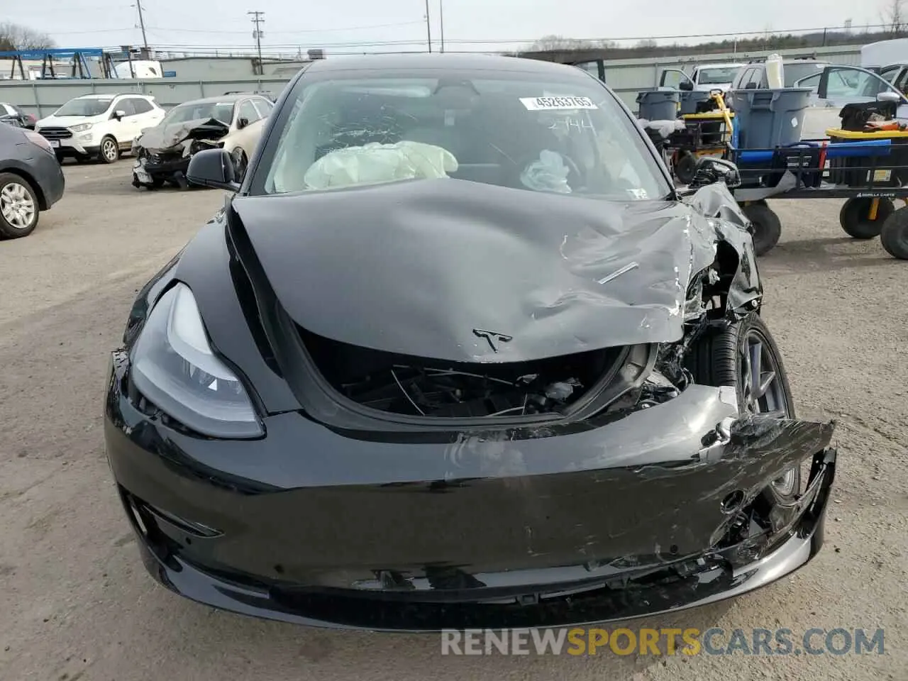 5 fotografías del automóvil dañado 5YJ3E1EA2NF187224 TESLA MODEL 3 2022