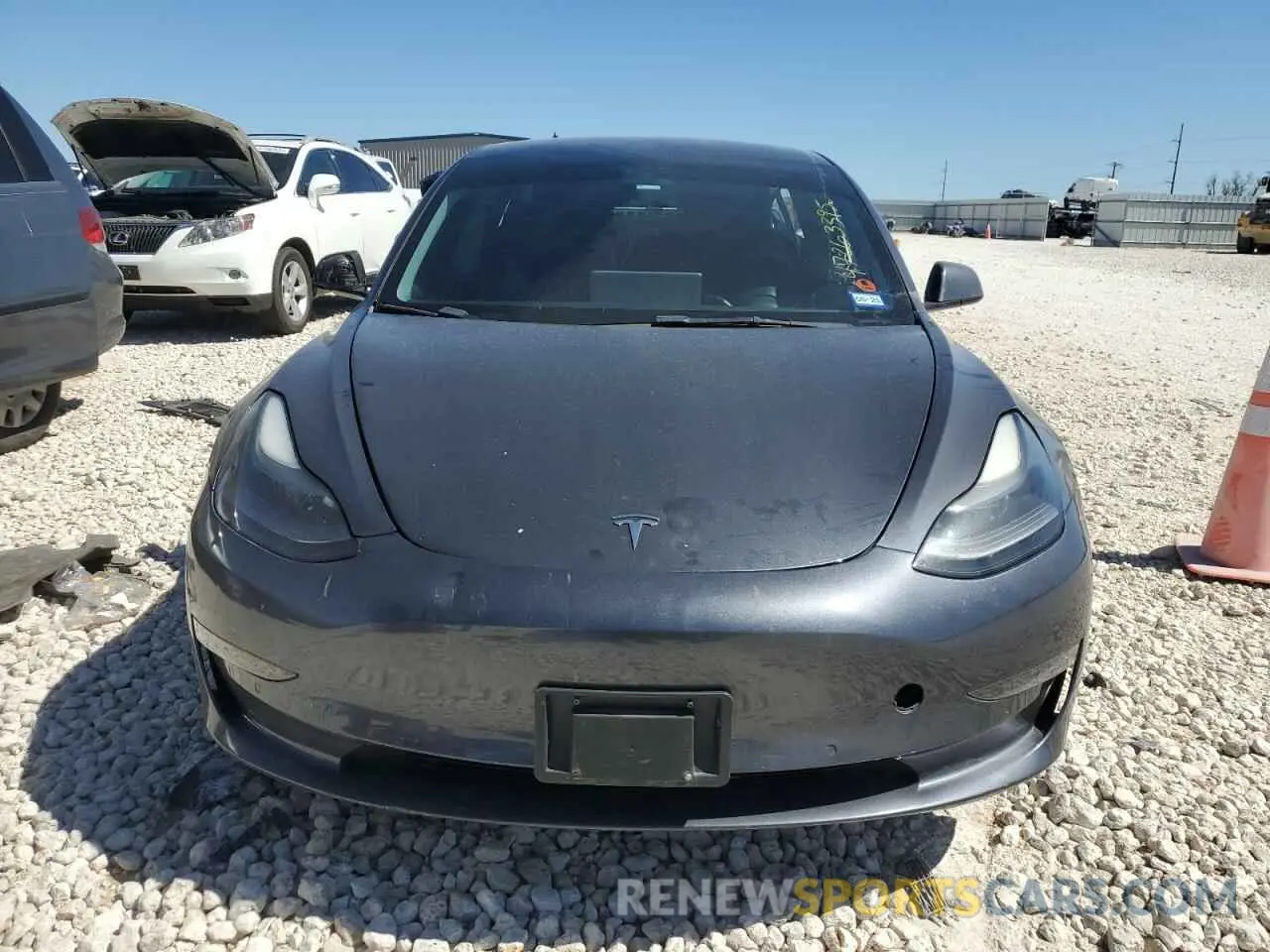 5 fotografías del automóvil dañado 5YJ3E1EA2NF188955 TESLA MODEL 3 2022