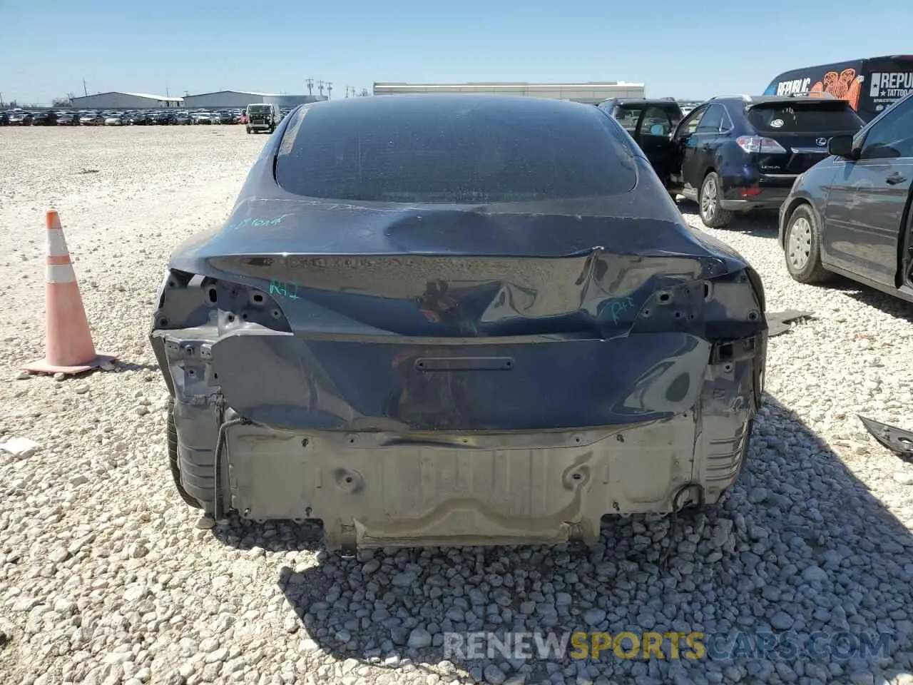 6 fotografías del automóvil dañado 5YJ3E1EA2NF188955 TESLA MODEL 3 2022